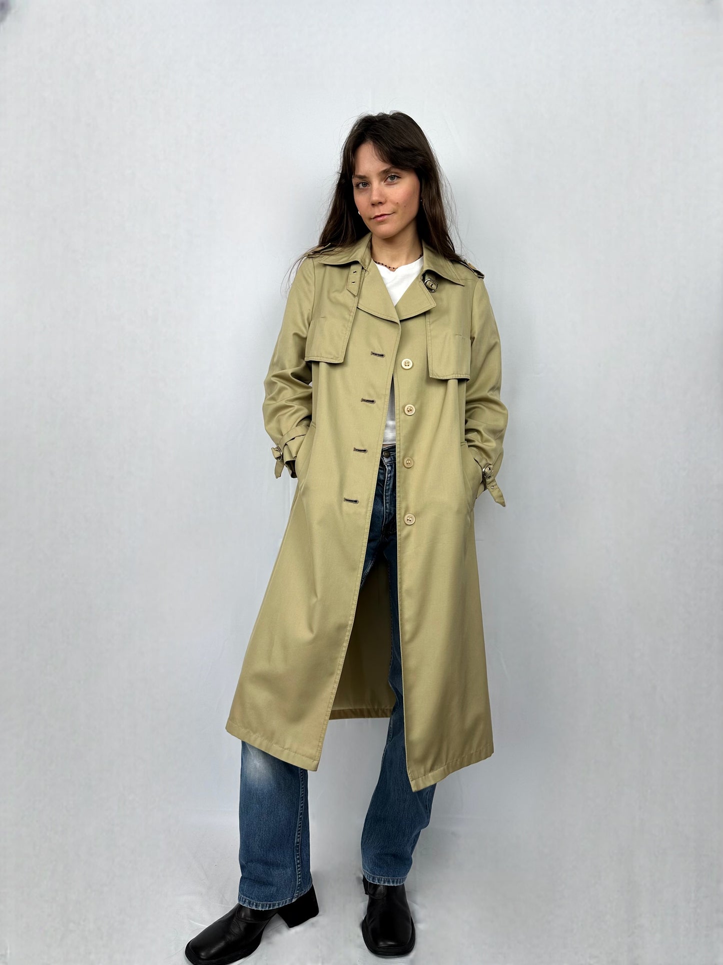Trench classico beige