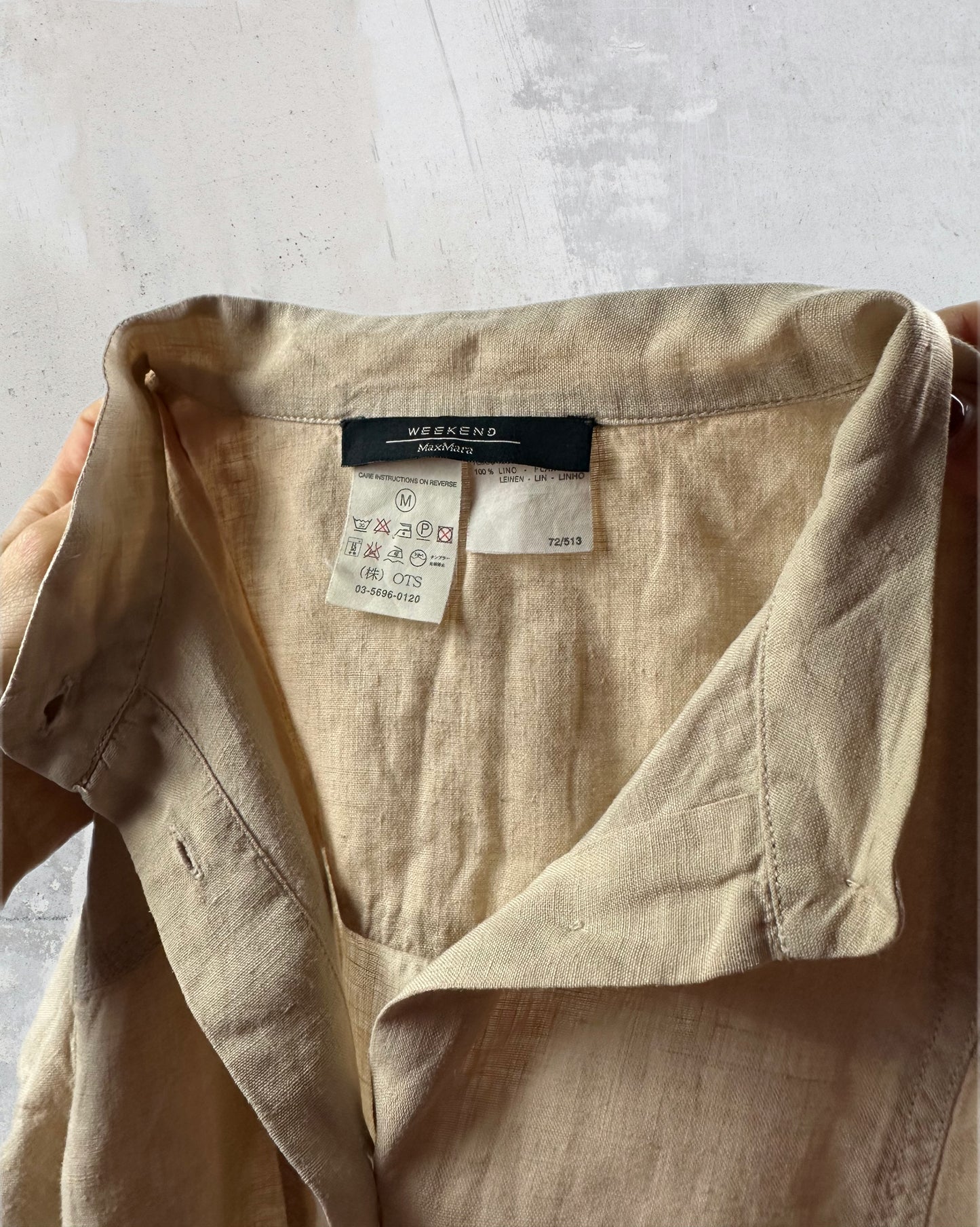 Camicia MaxMara in lino
