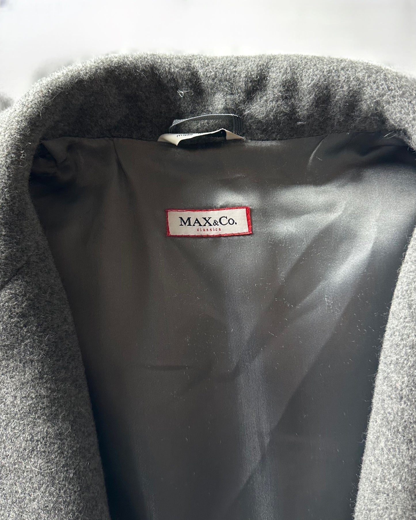 Cappotto Max&Co in lana e angora