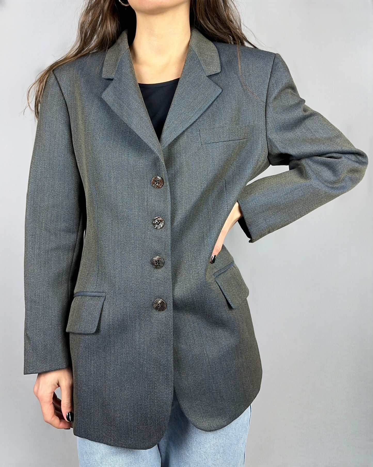 Blazer in pura lana