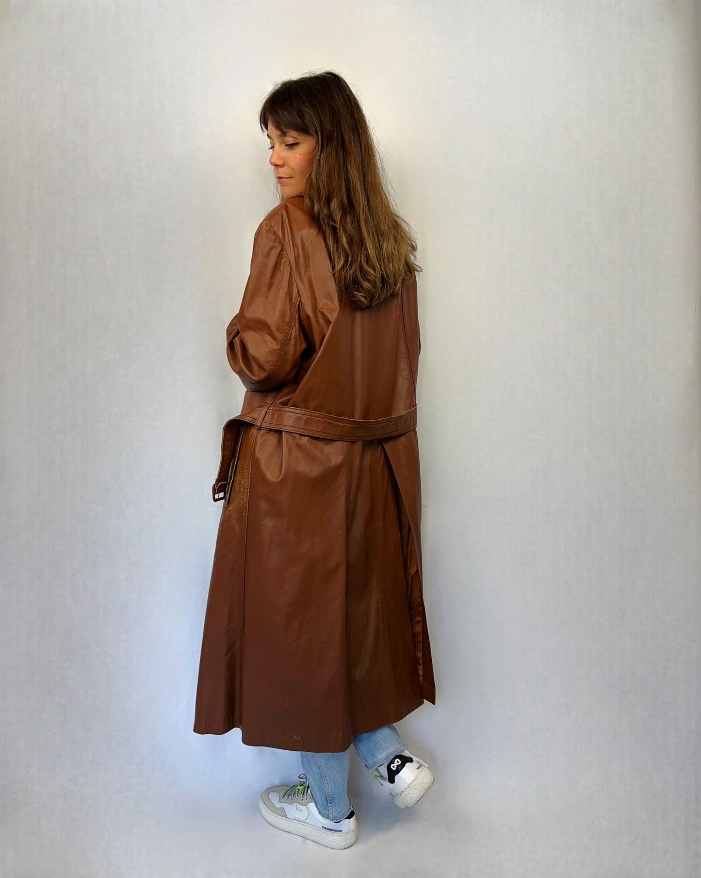 Trench raro in vera pelle