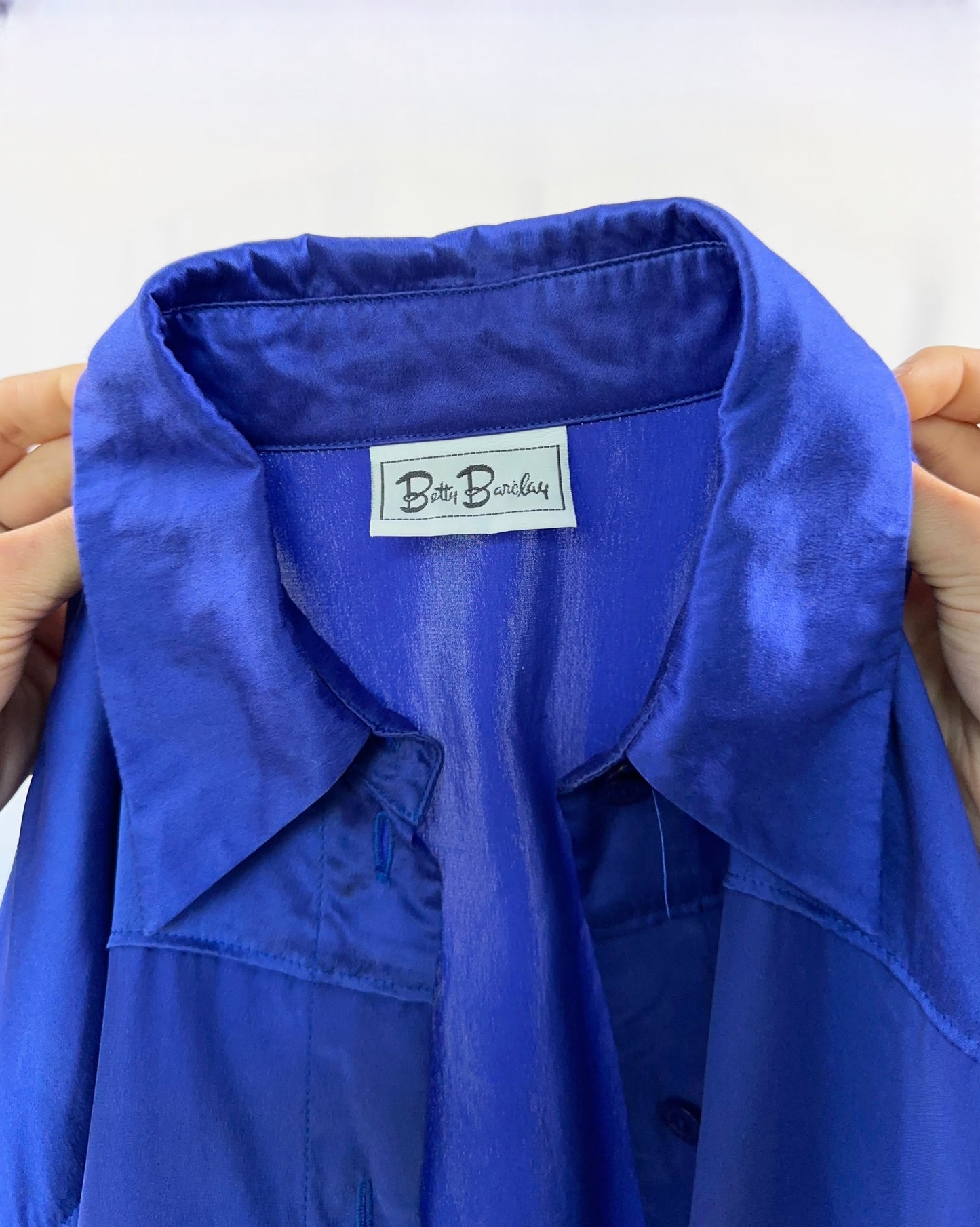 Camicia anni '80 in pura seta