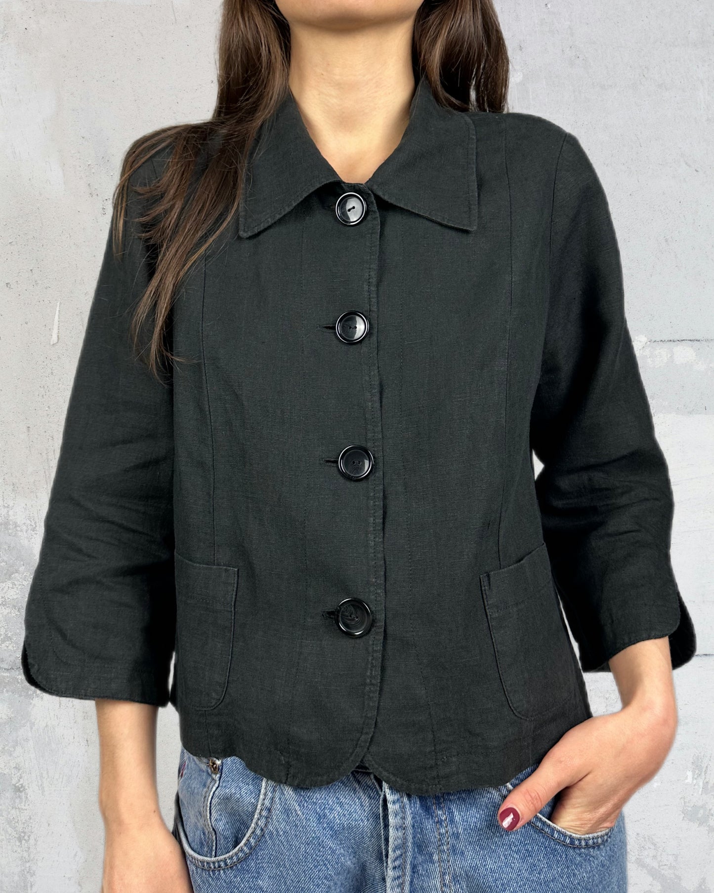 Camicia in puro lino