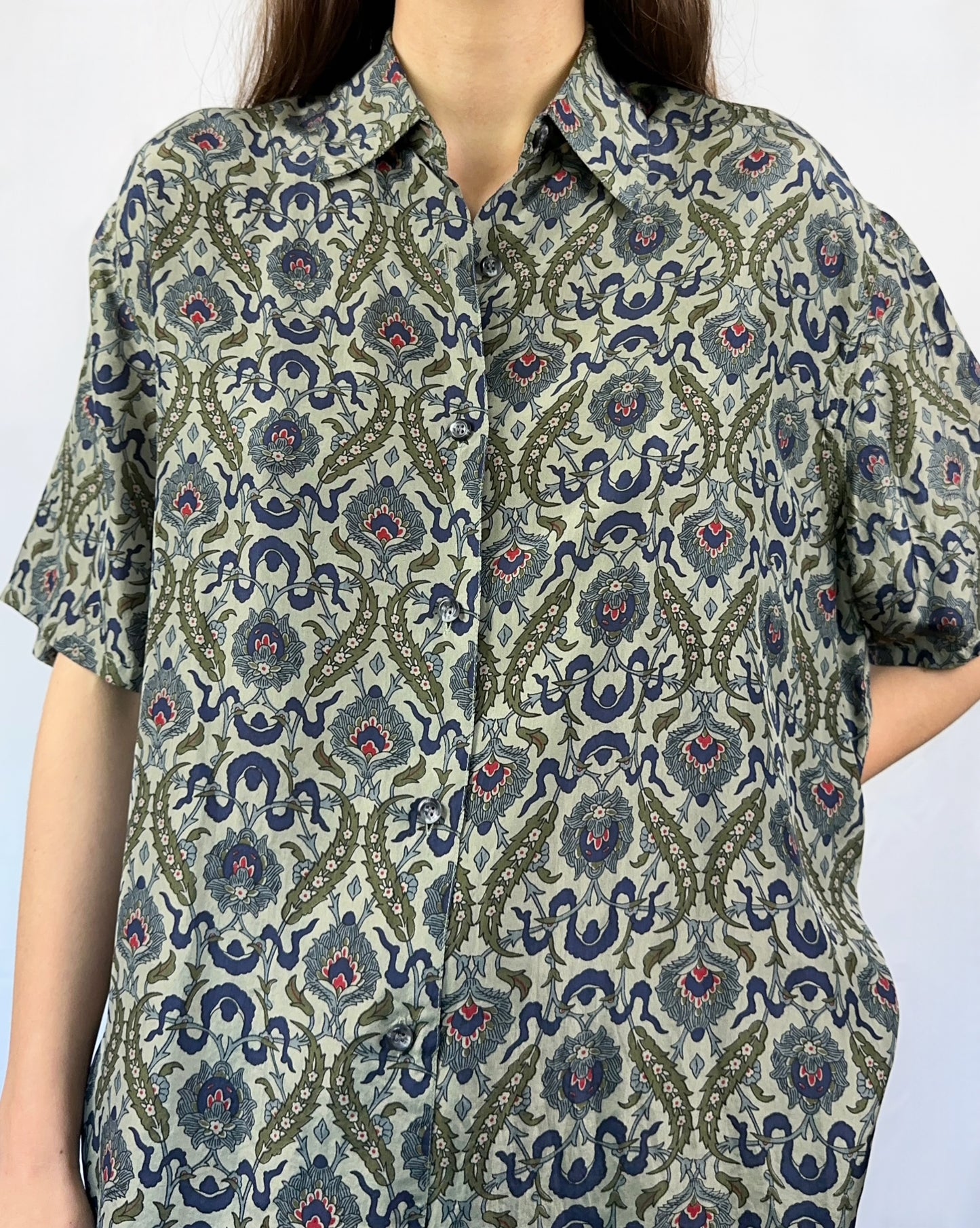 Camicia leggerissima in pura seta