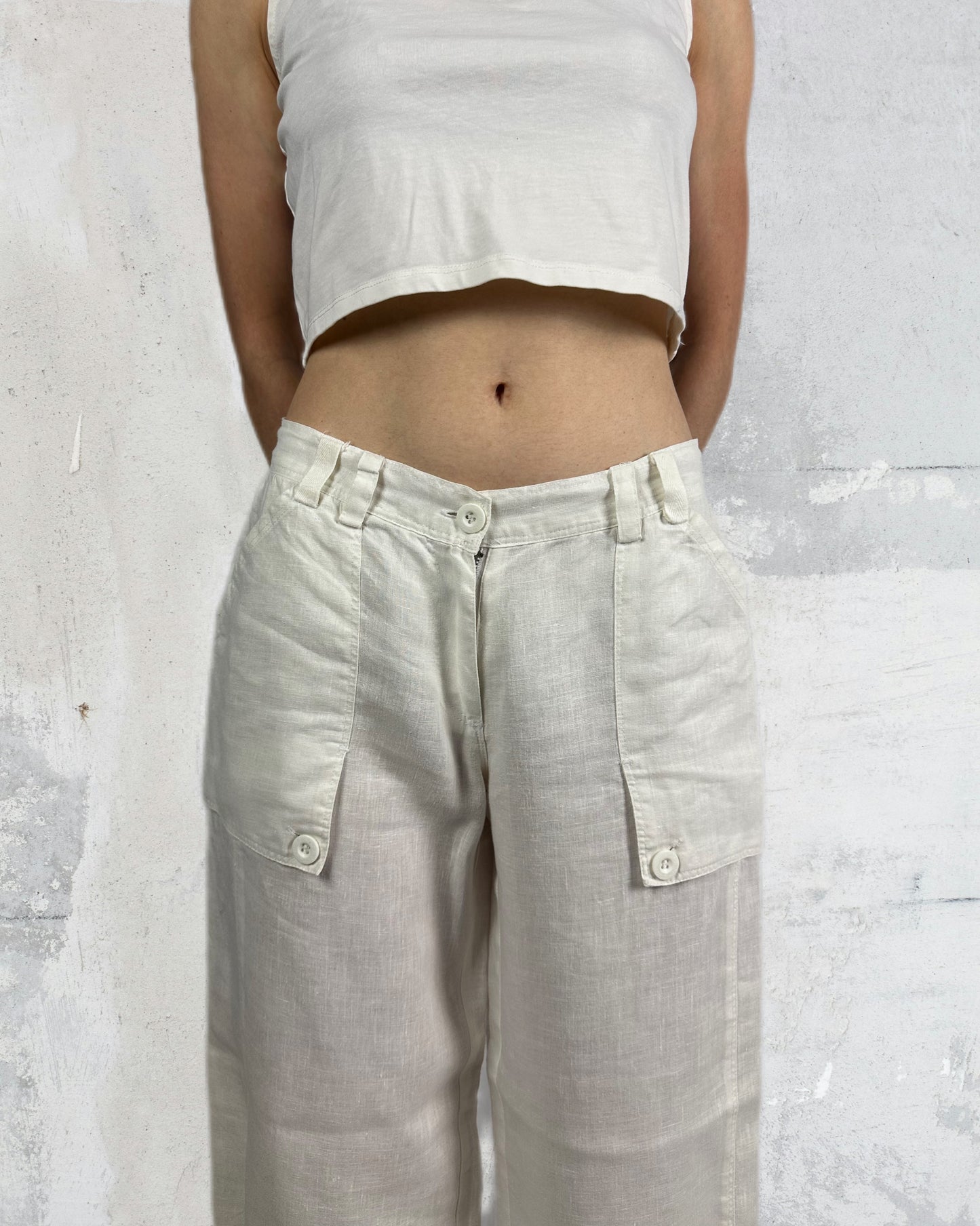Lino cargo pants
