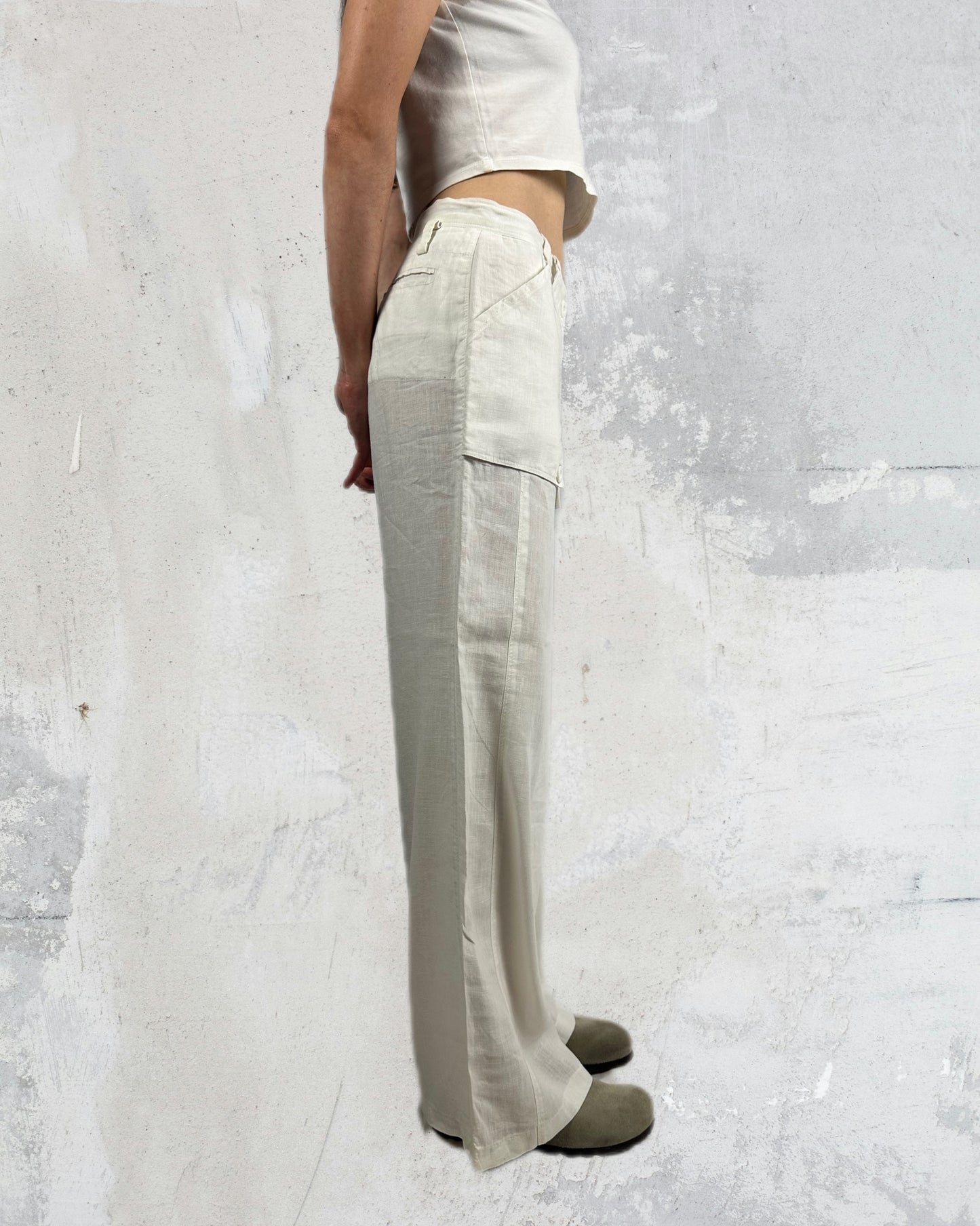 Lino cargo pants