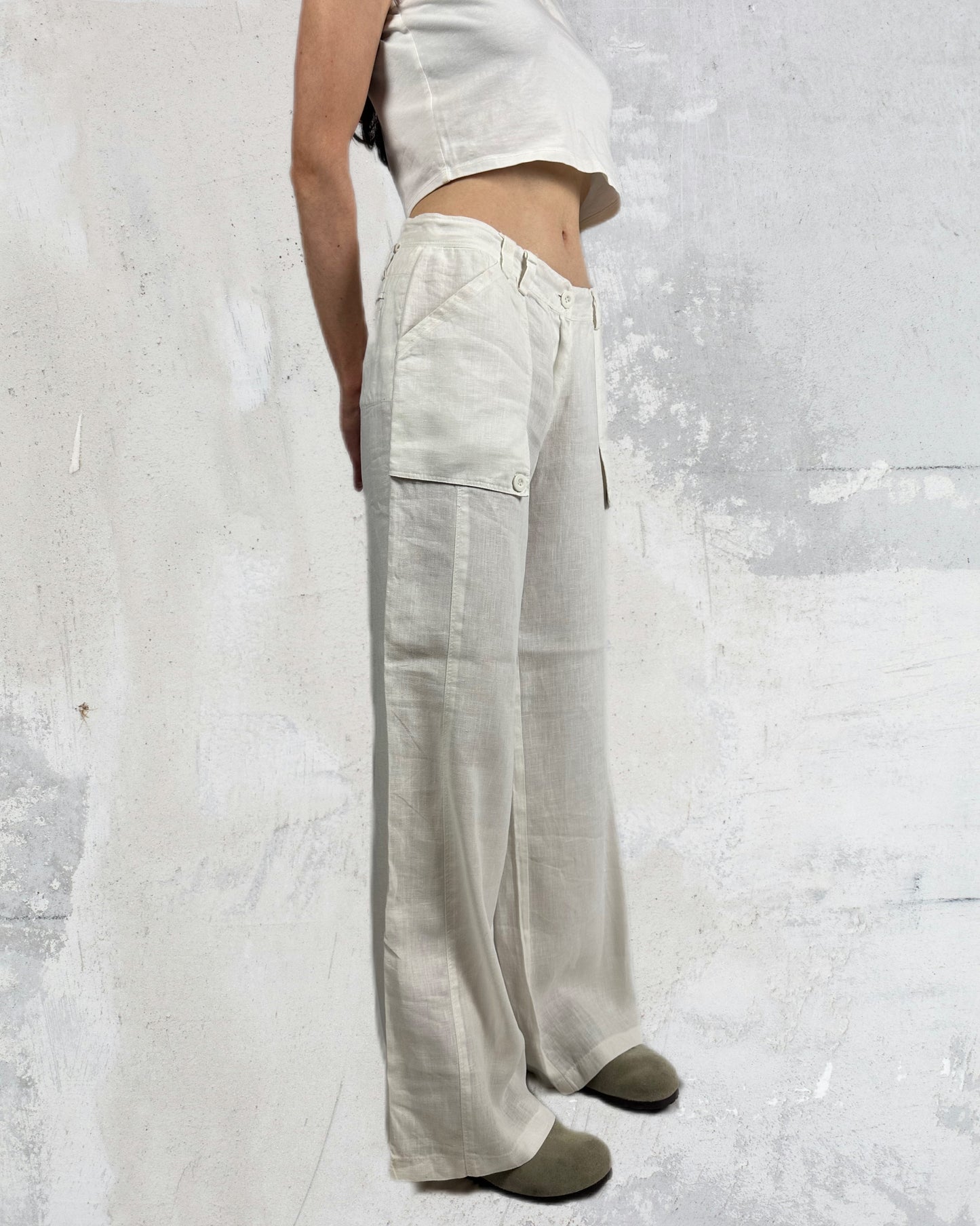 Lino cargo pants