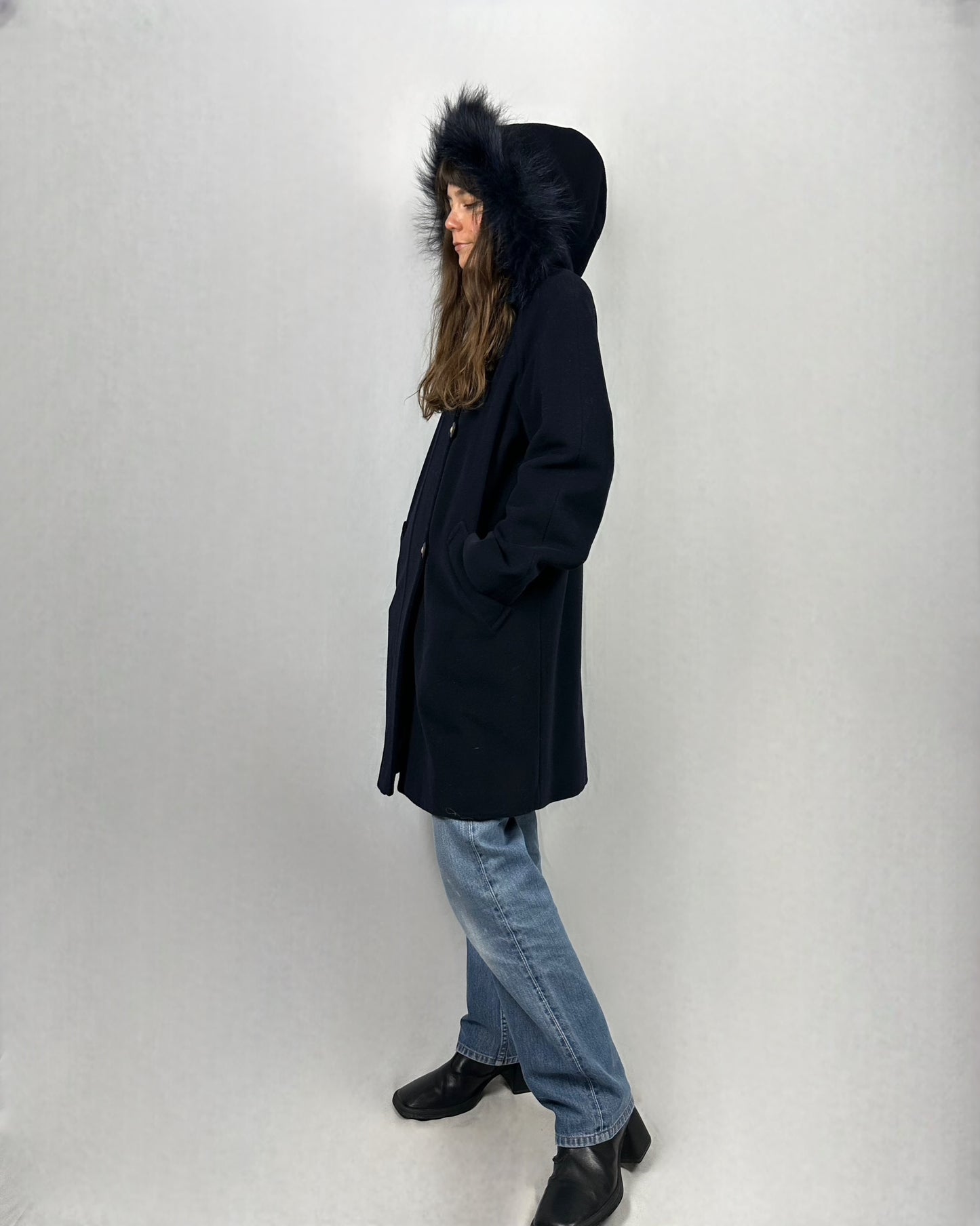 Cappotto in lana e cashmere
