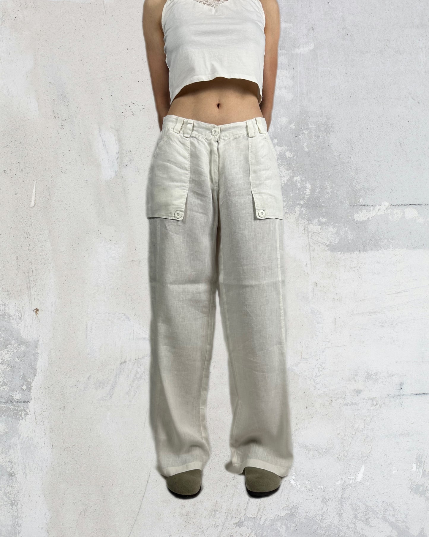 Lino cargo pants