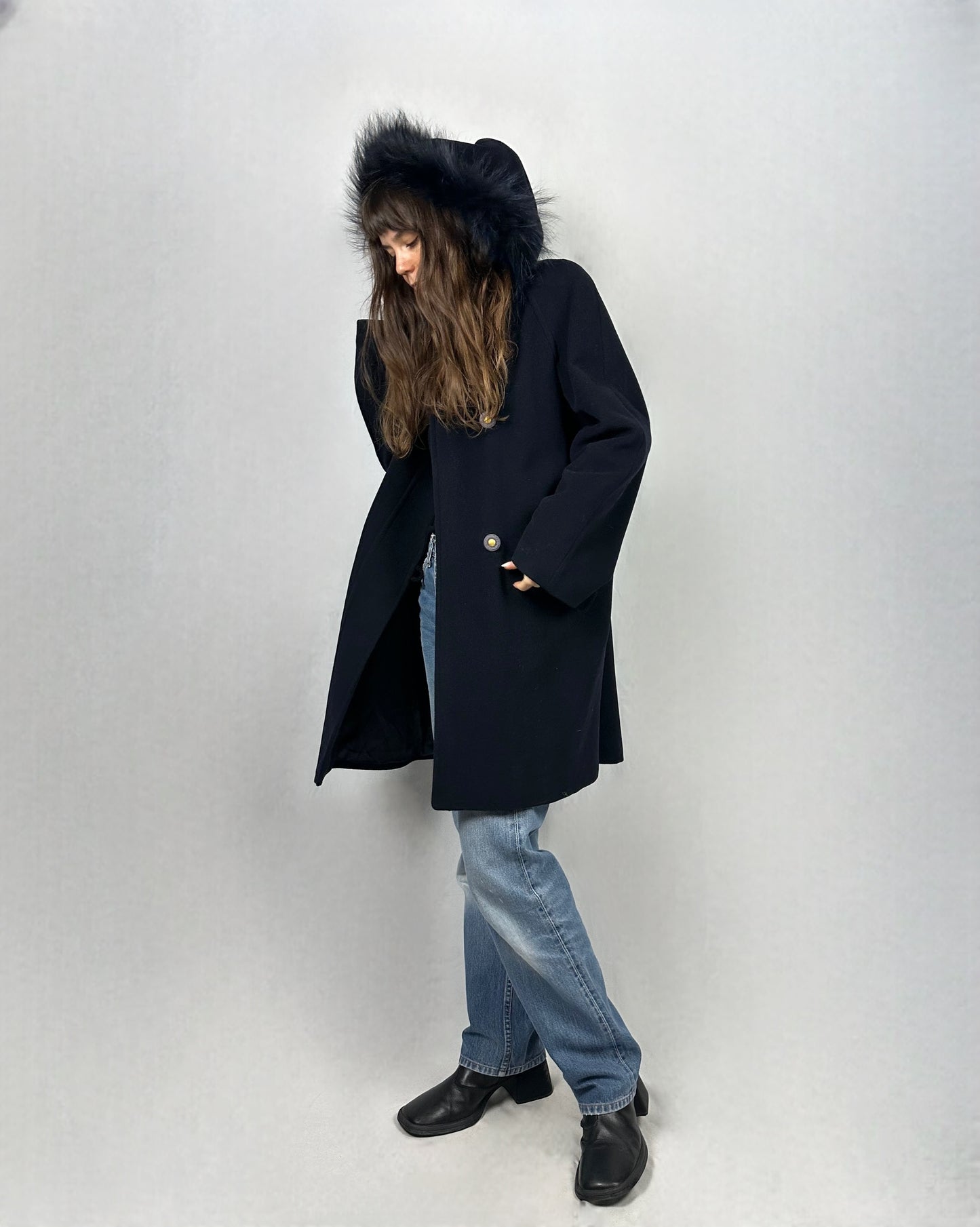 Cappotto in lana e cashmere