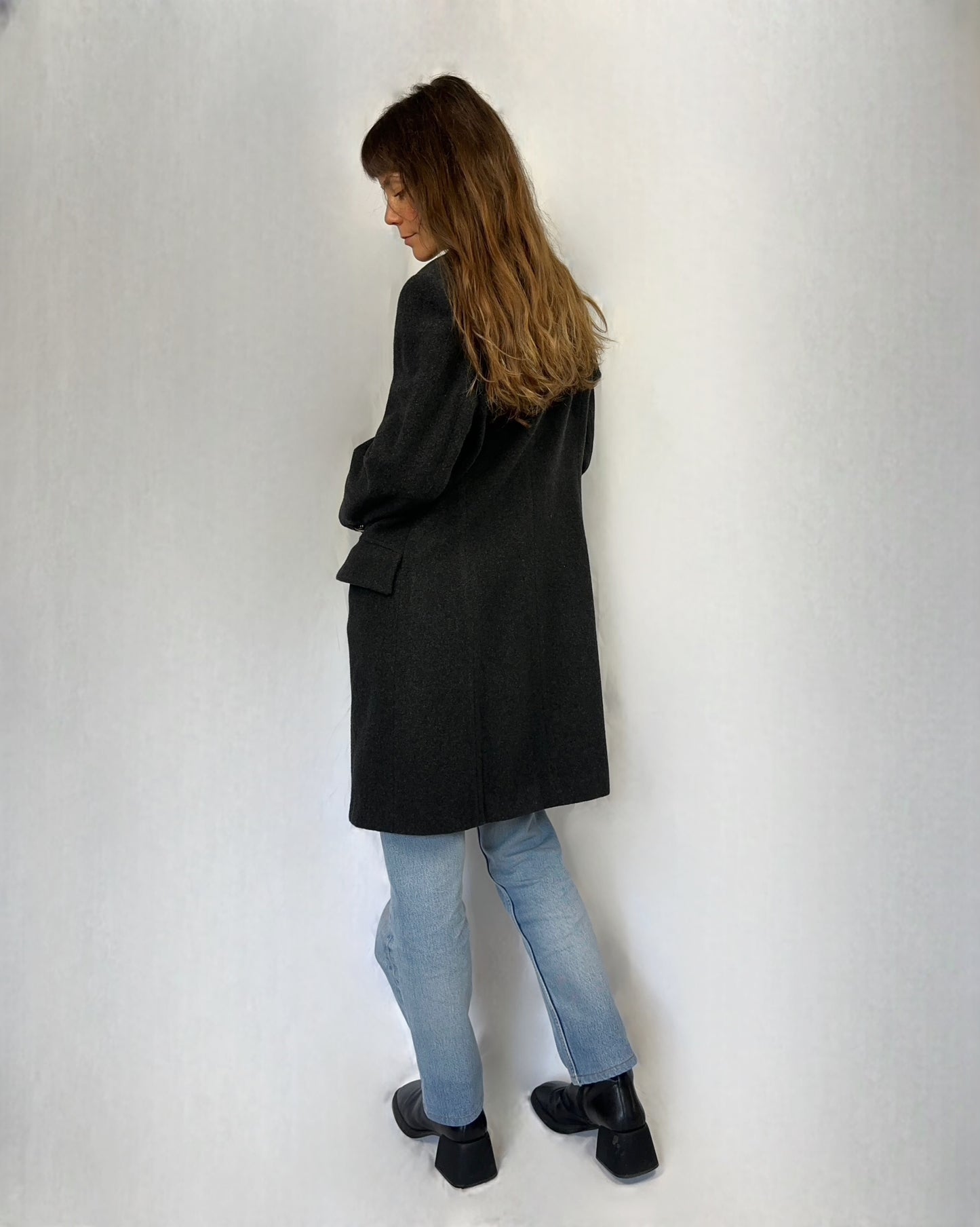 Cappotto sartoriale in lana e cashmere