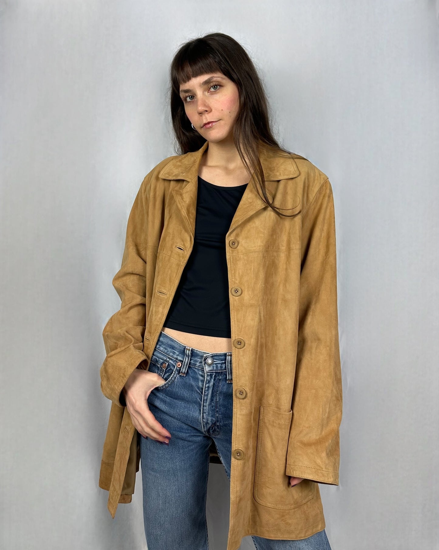 Giacca in suede