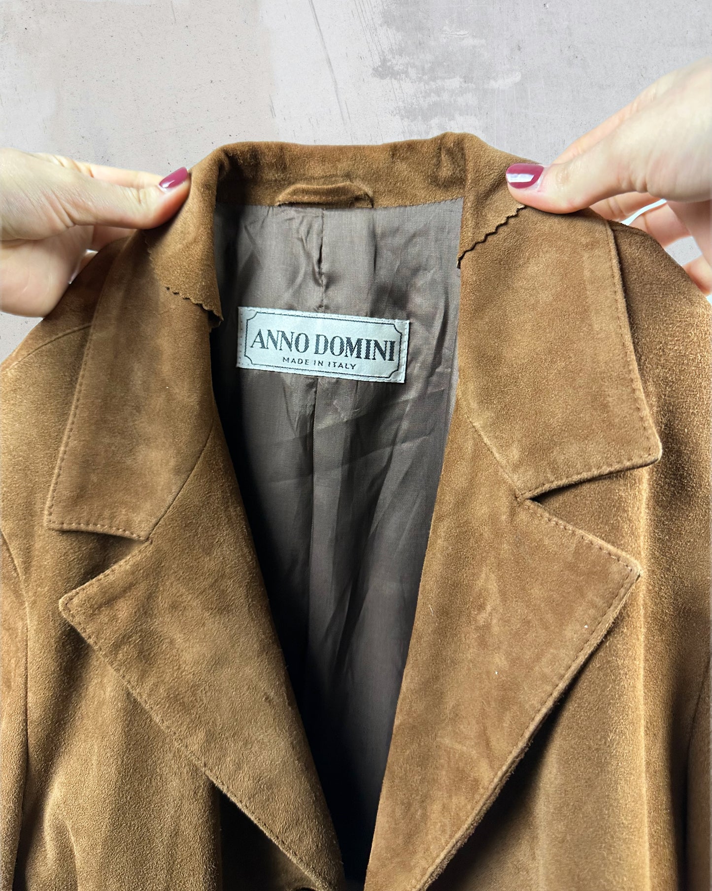 Giacca perfetta in suede
