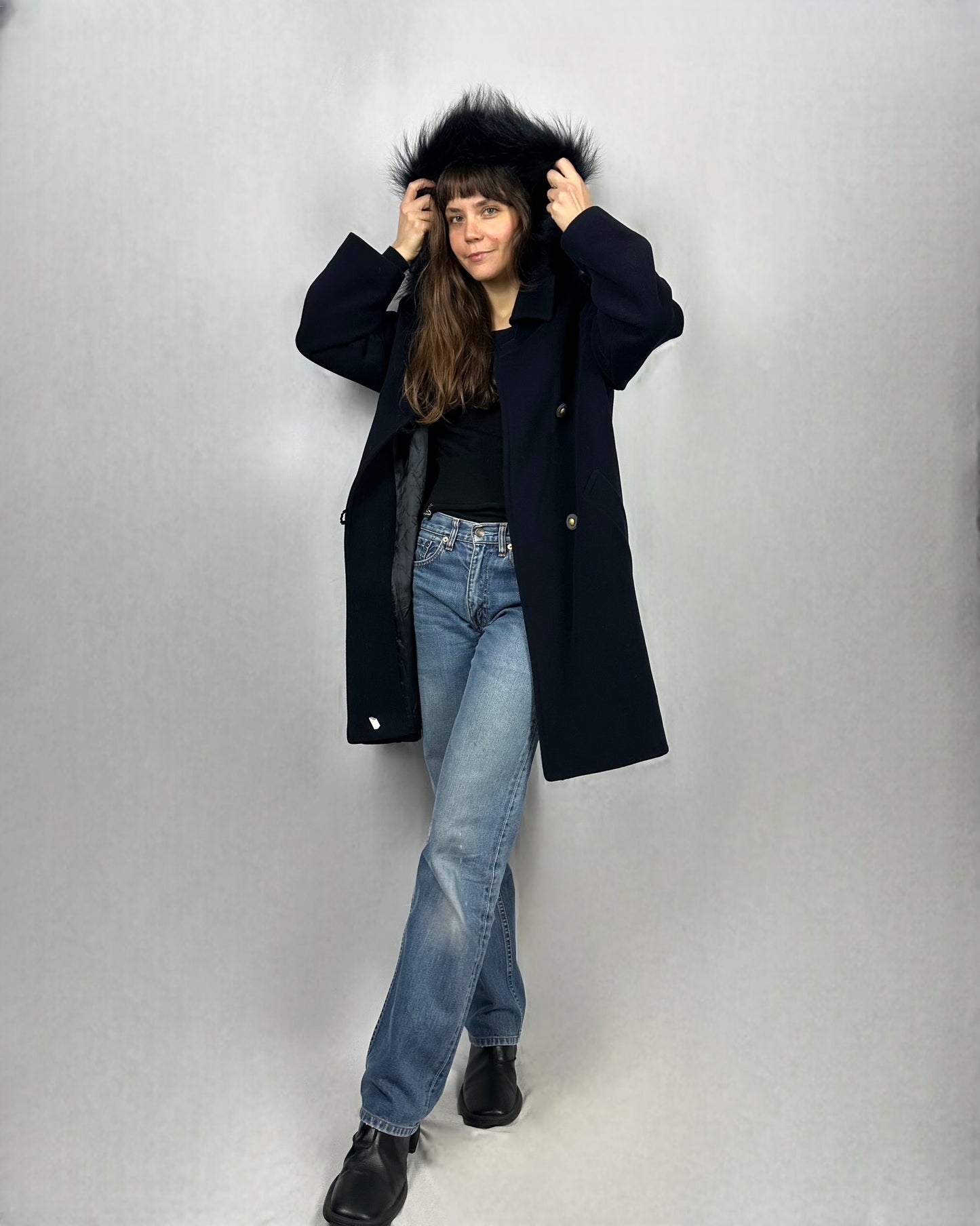 Cappotto in lana e cashmere