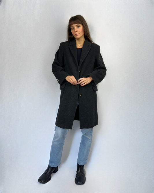 Cappotto sartoriale in lana e cashmere