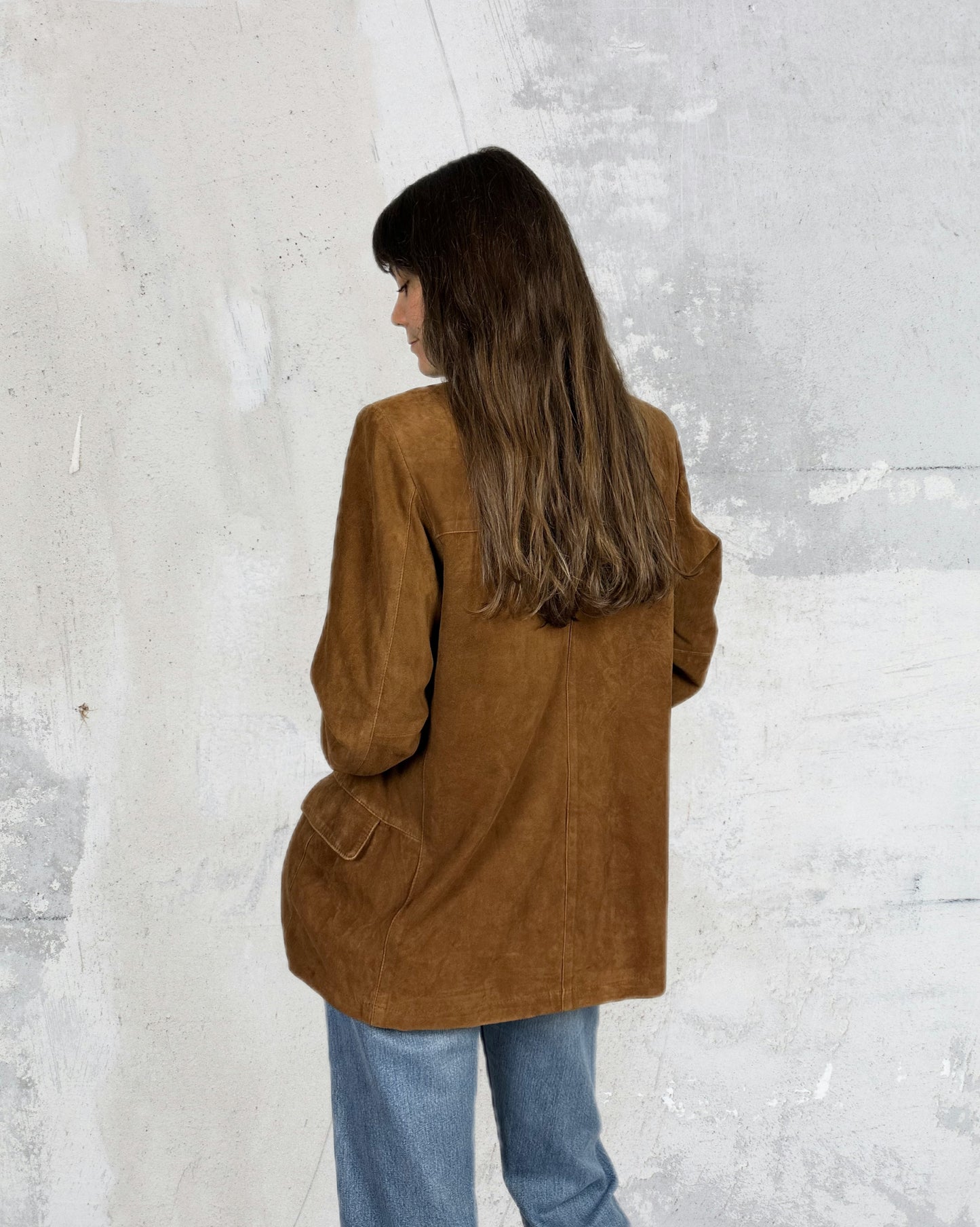 Giacca perfetta in suede