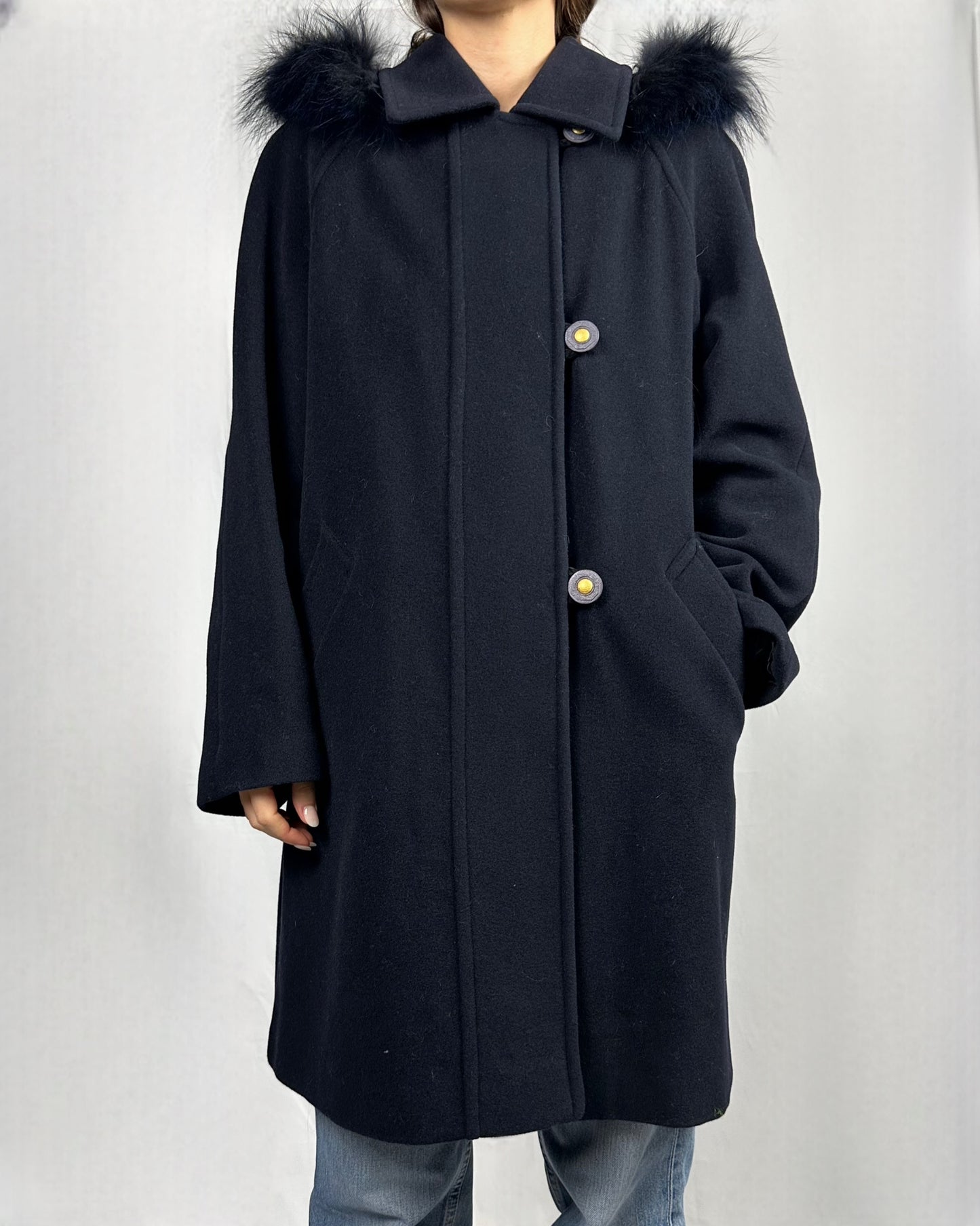 Cappotto in lana e cashmere