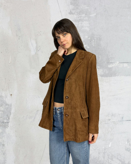 Giacca perfetta in suede
