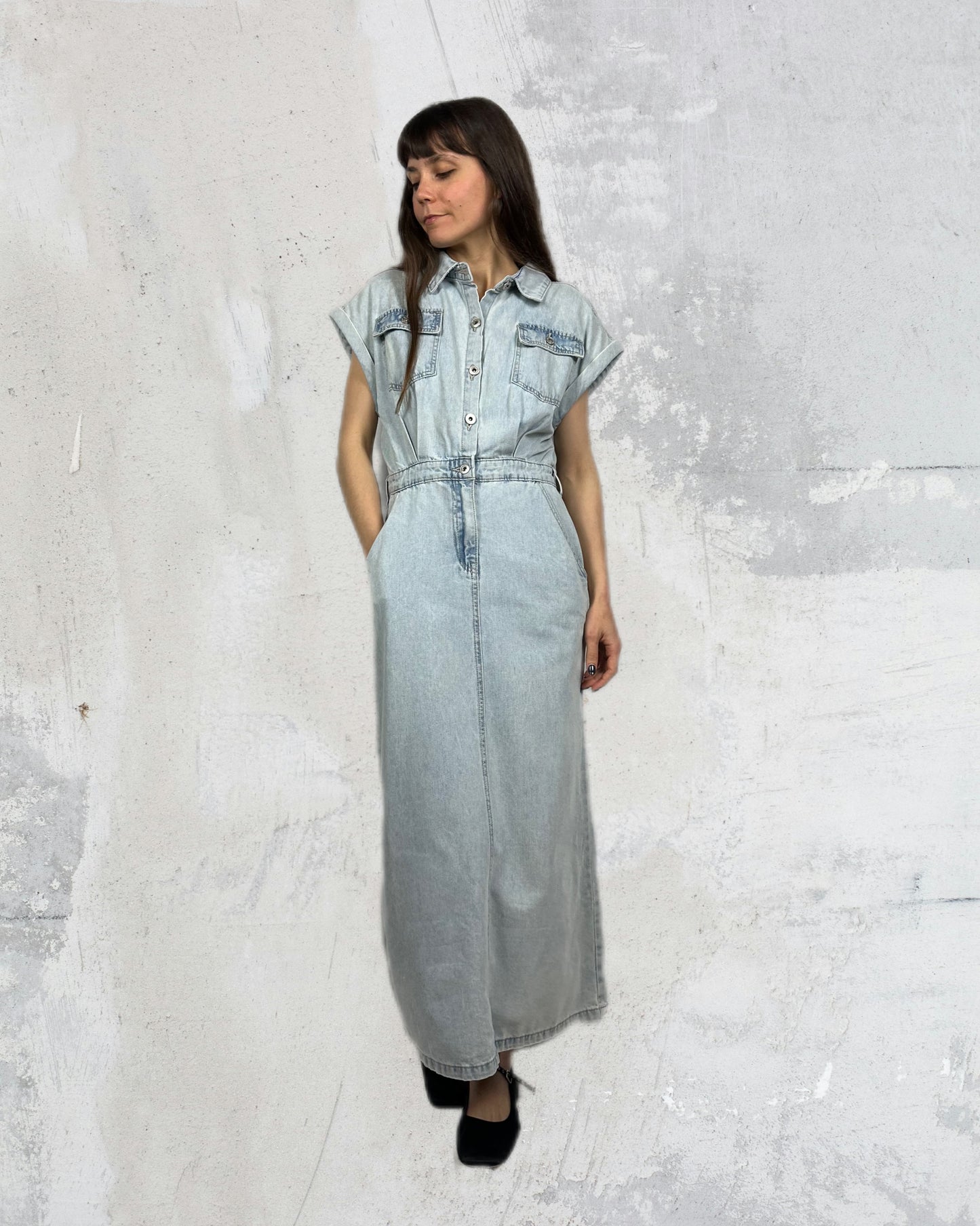 Effortless jeans dress