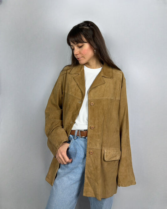 Blazer/giacca scamosciata