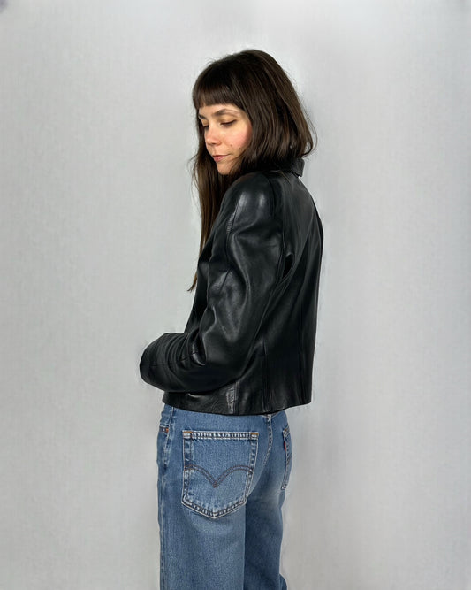 Blazer Ventcouvert in vera pelle