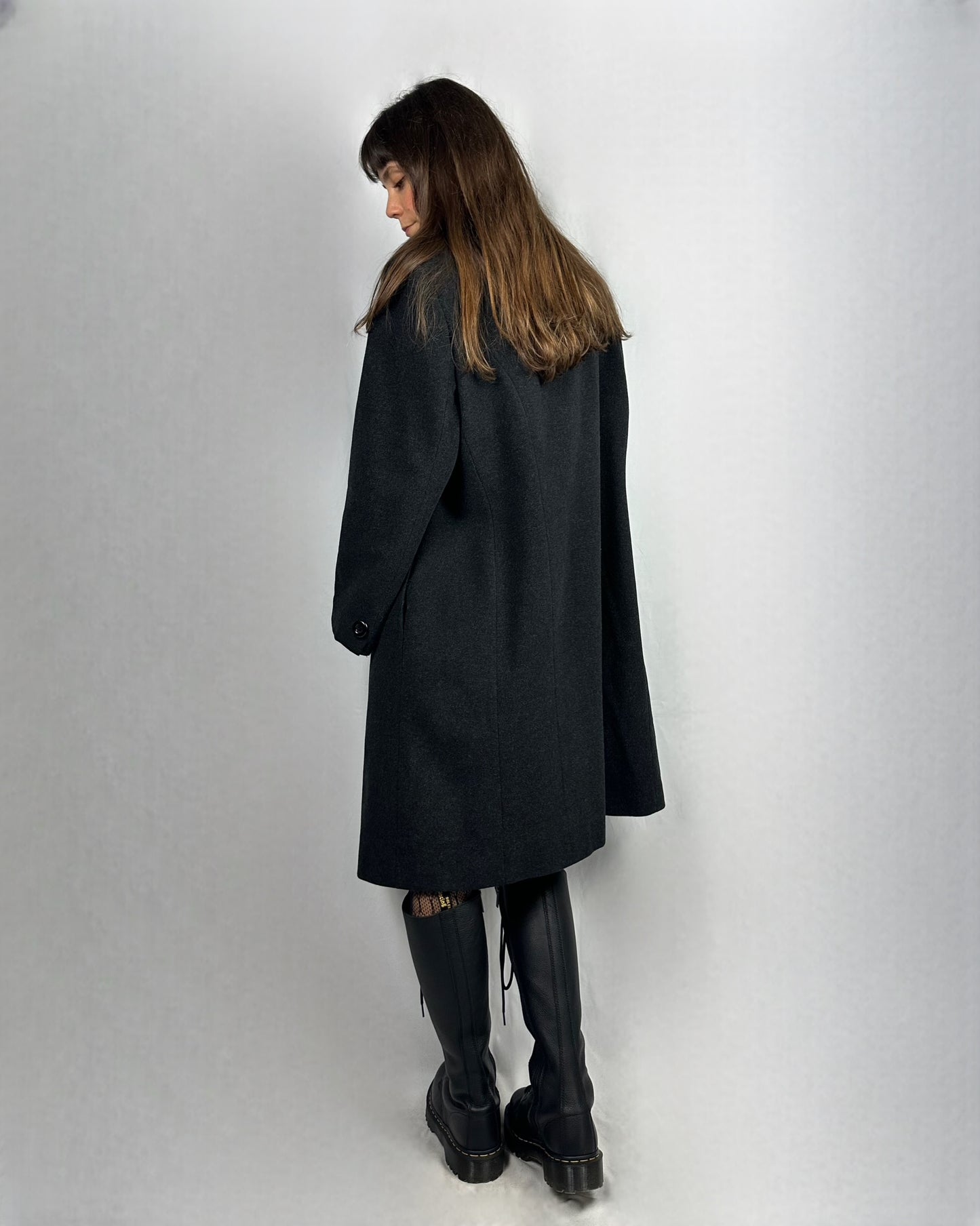 Cappotto basic in lana vergine