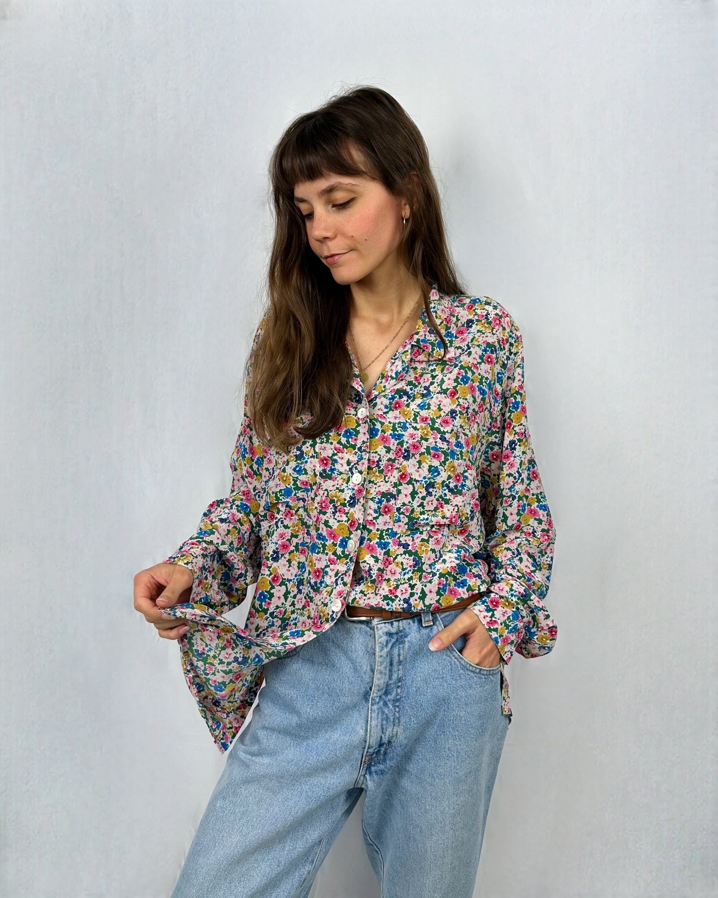 Camicia in pura seta