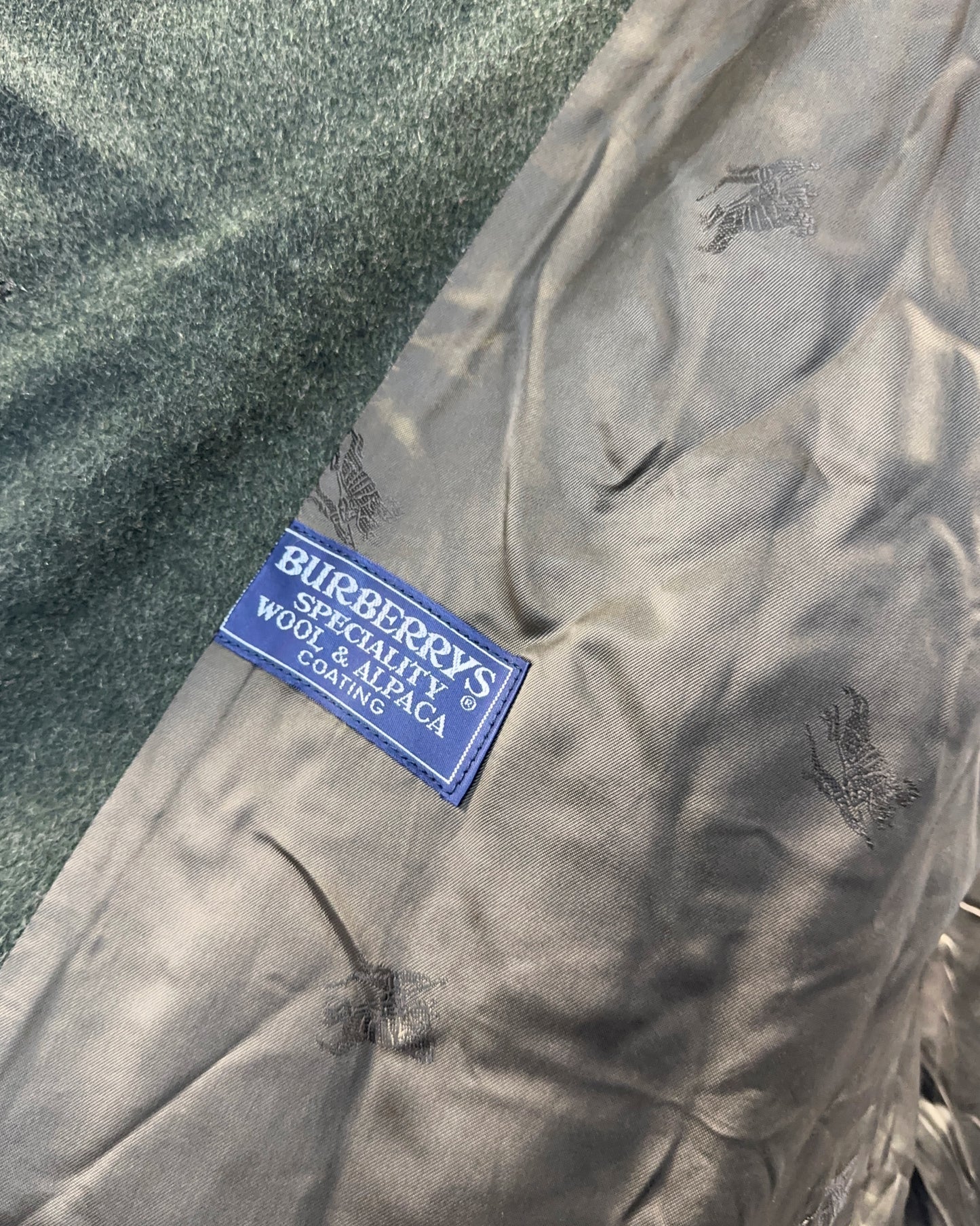 Burberry vintage in lana e alpaca