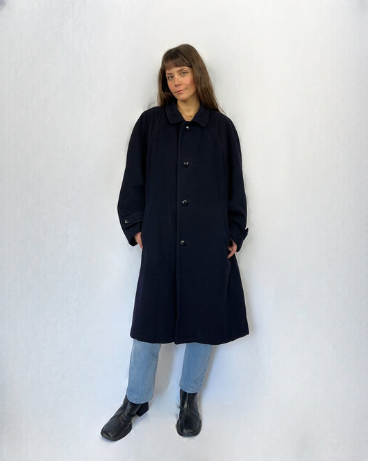 Loden blu in lana a alpaca