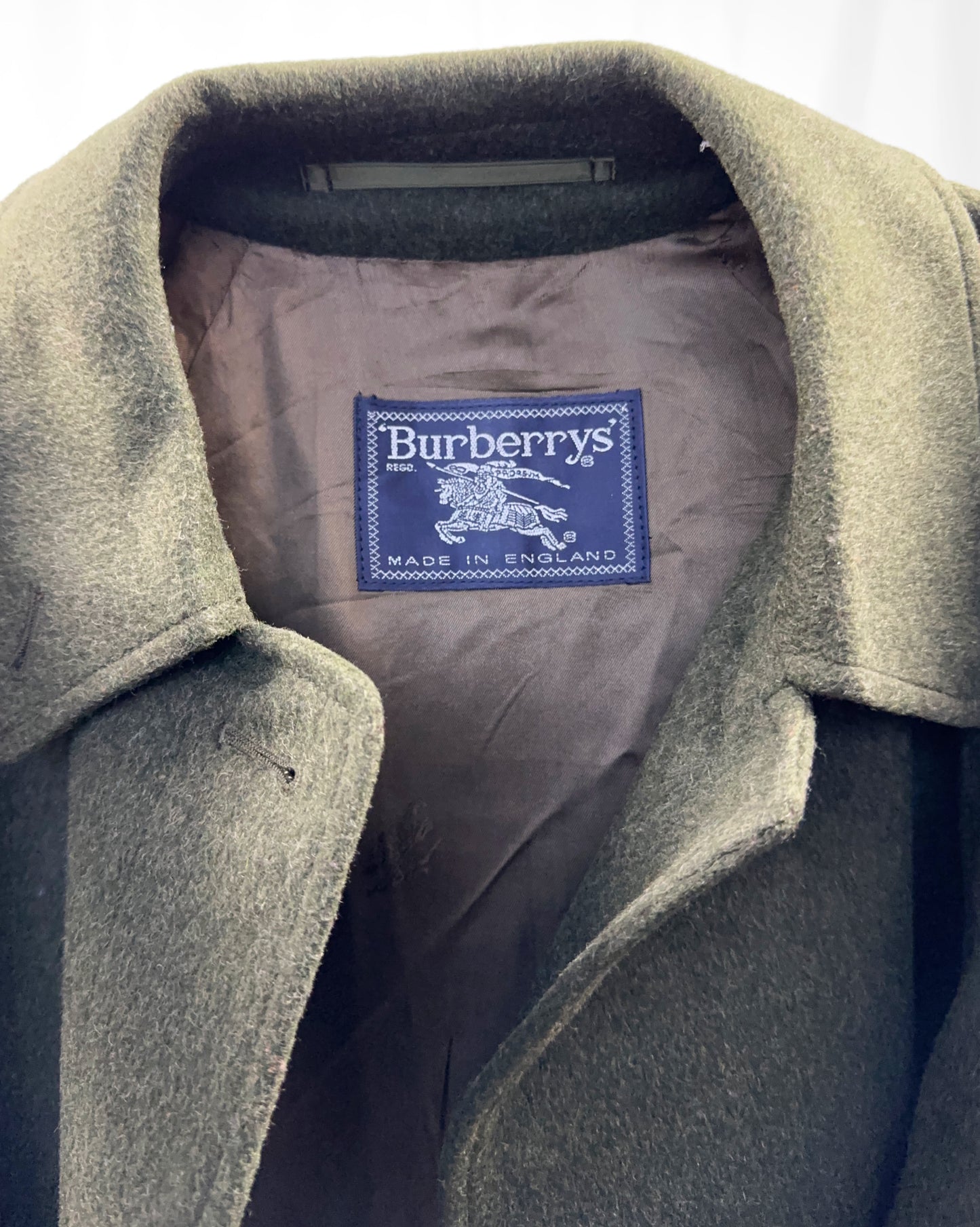 Burberry vintage in lana e alpaca