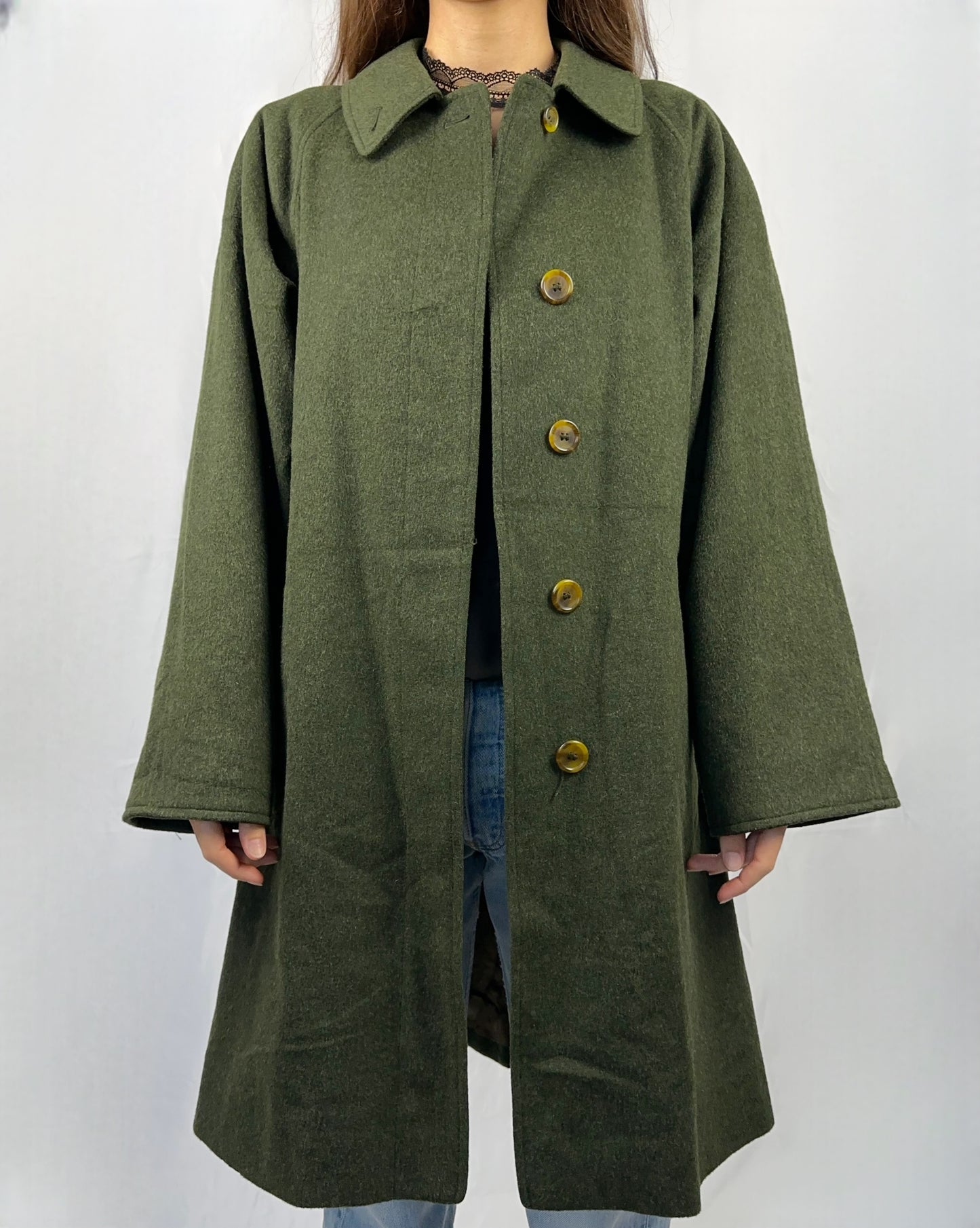 Burberry vintage in lana e alpaca