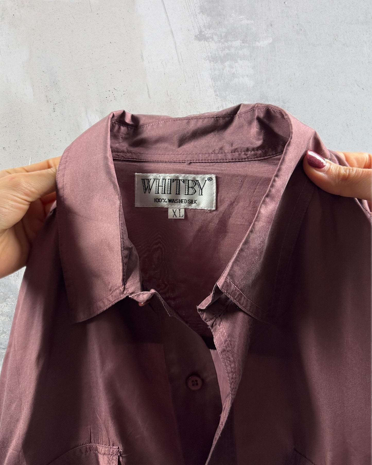 Camicia in pura seta