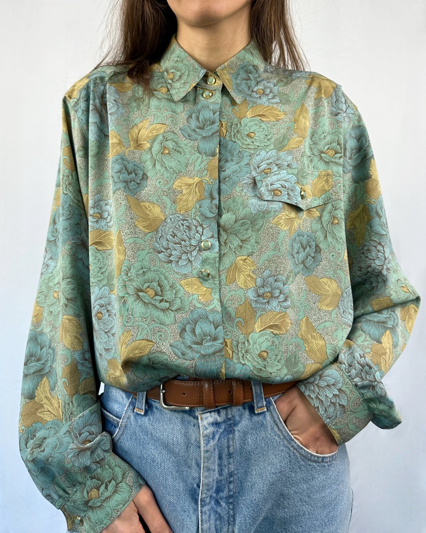 Camicia floreale unica