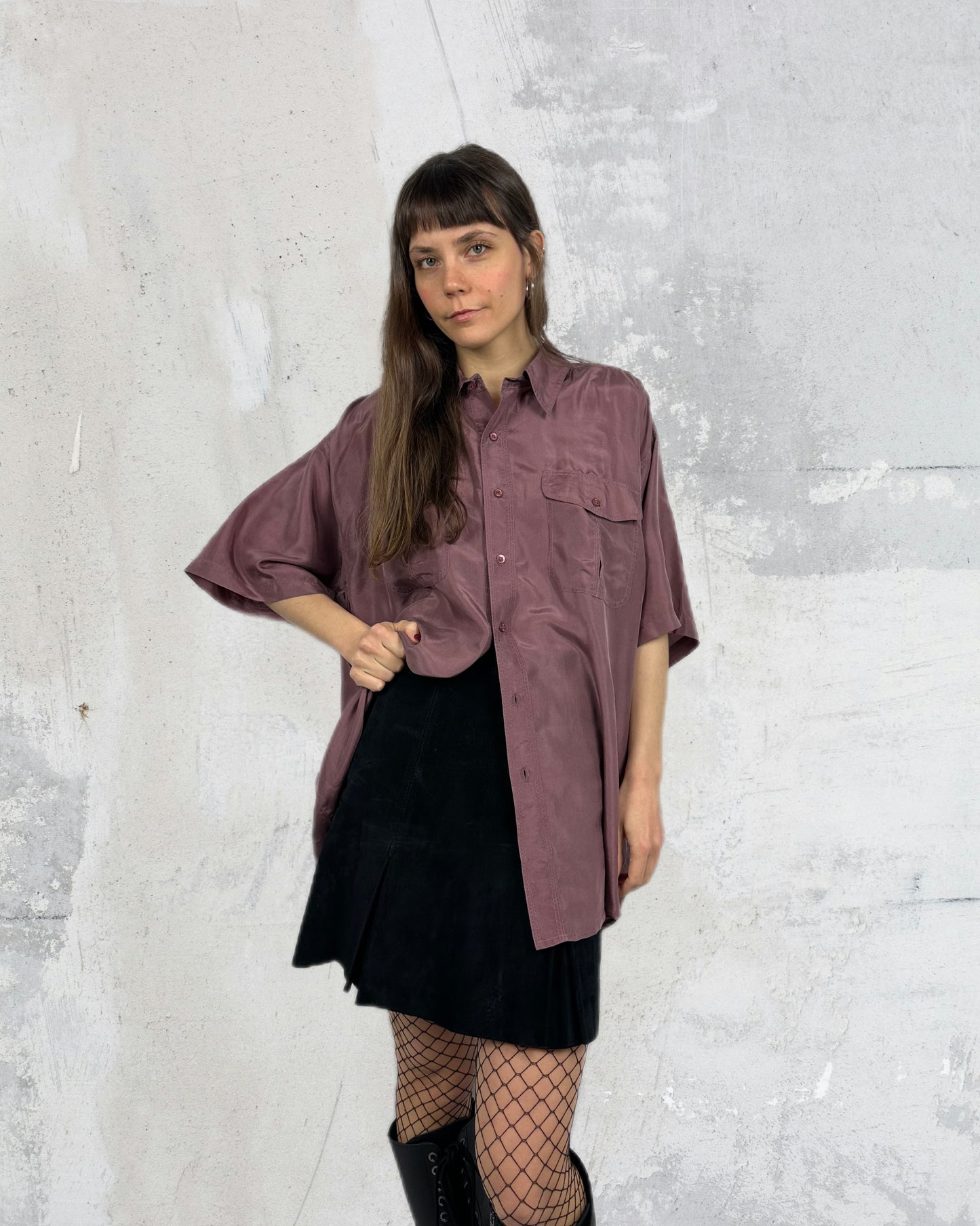 Camicia in pura seta