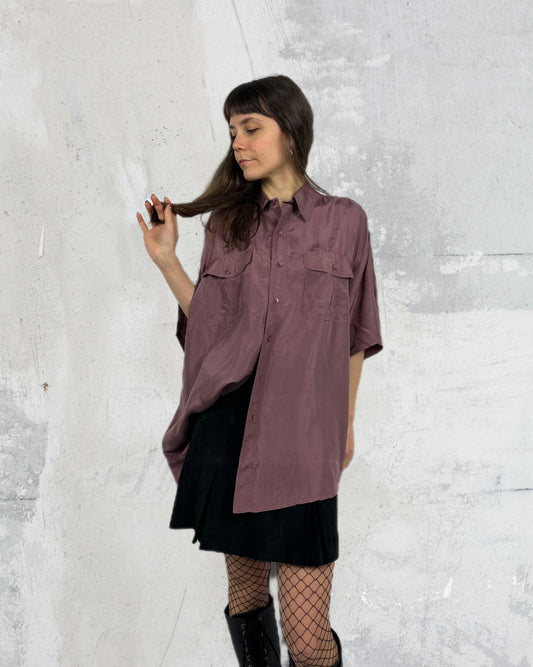 Camicia in pura seta