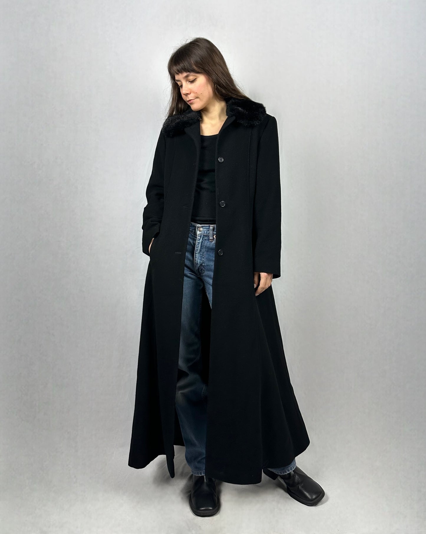 Cappotto in lana lunghissimo