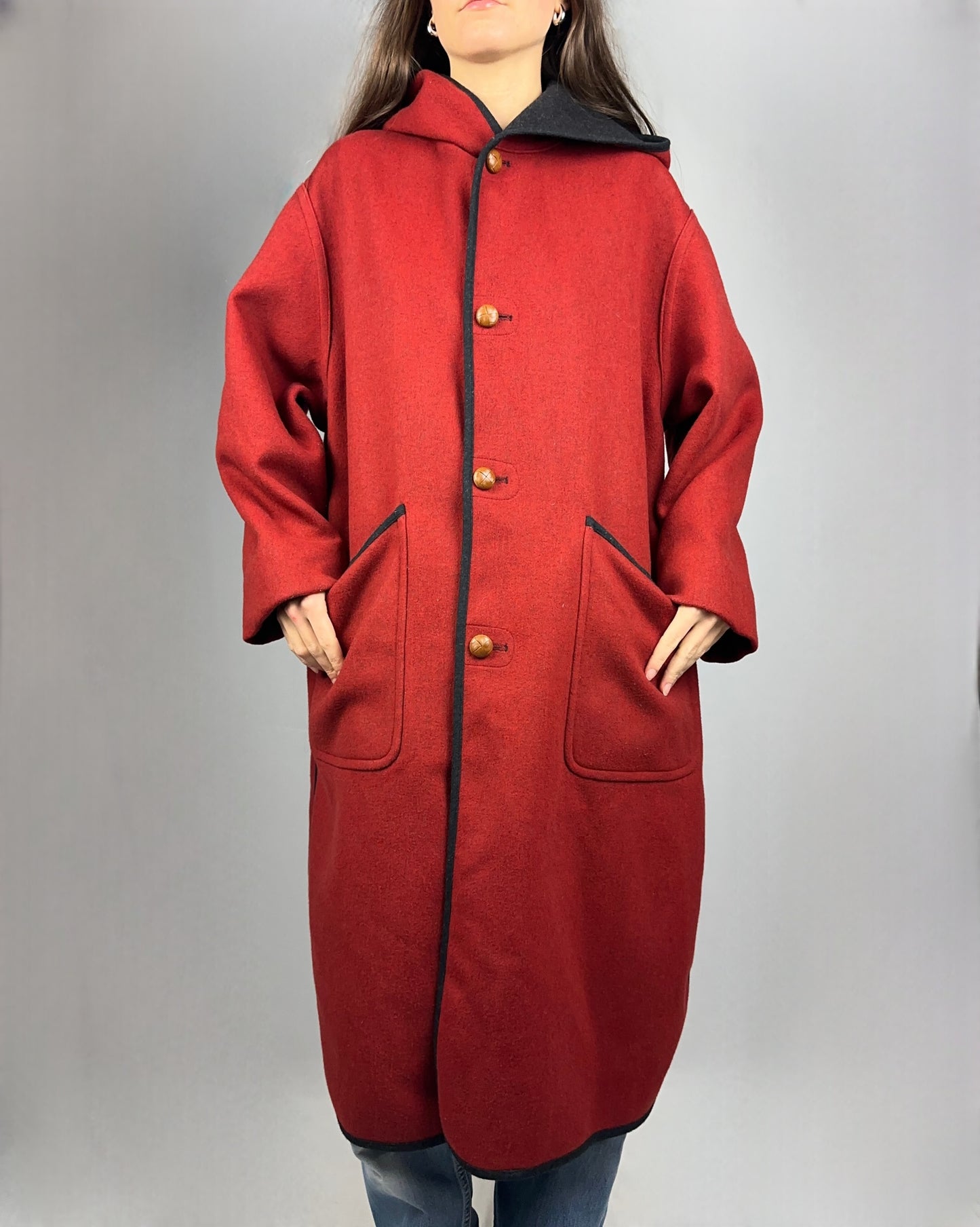 Loden double-face in lana Merino