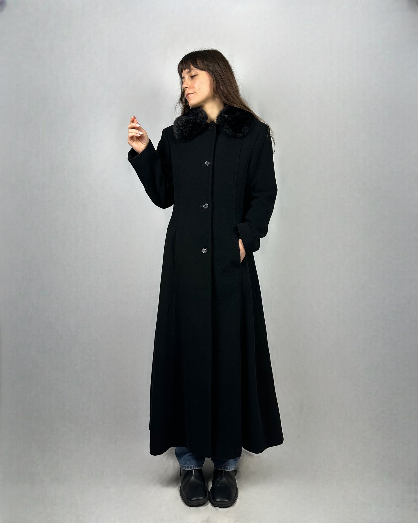 Cappotto in lana lunghissimo