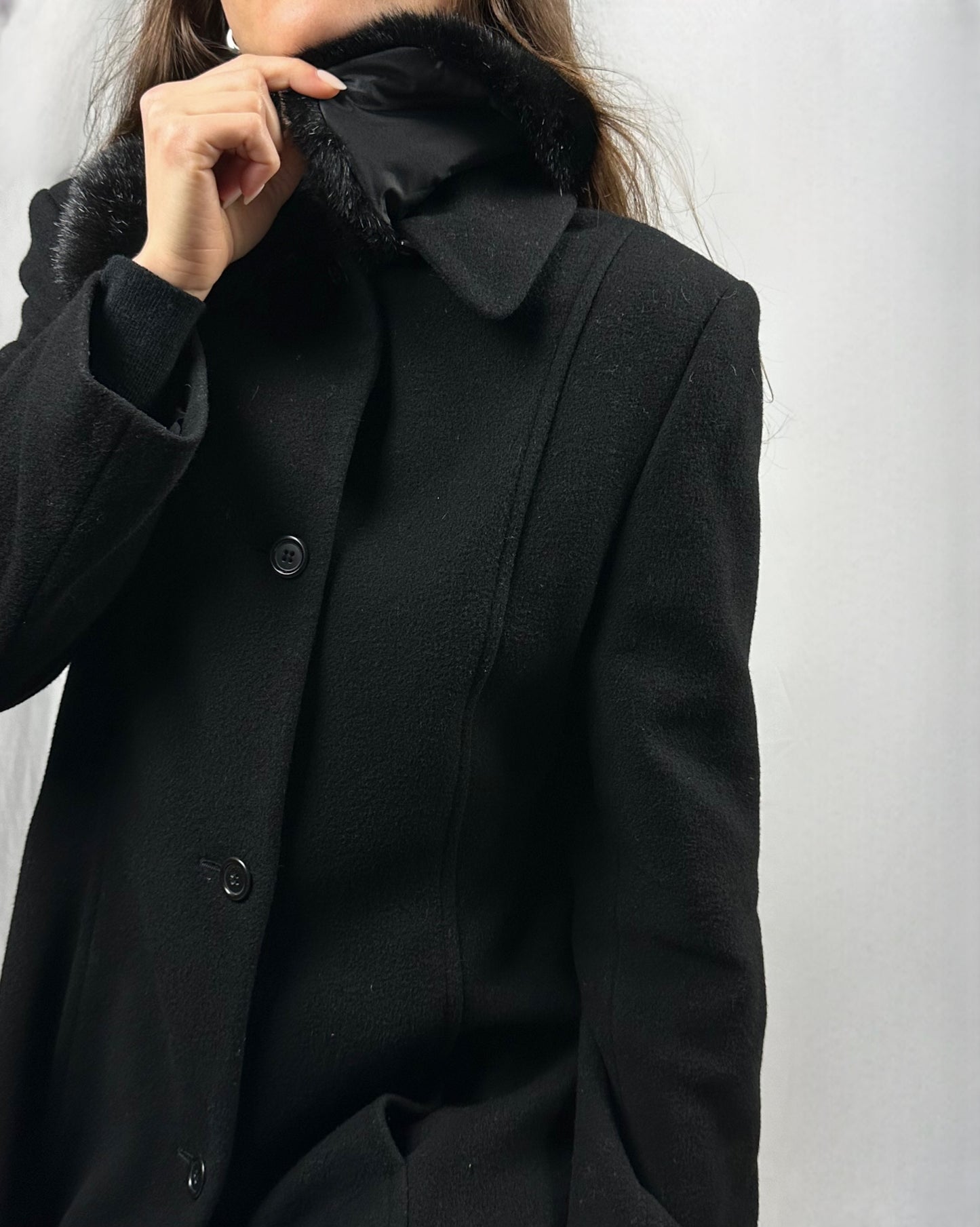 Cappotto in lana lunghissimo