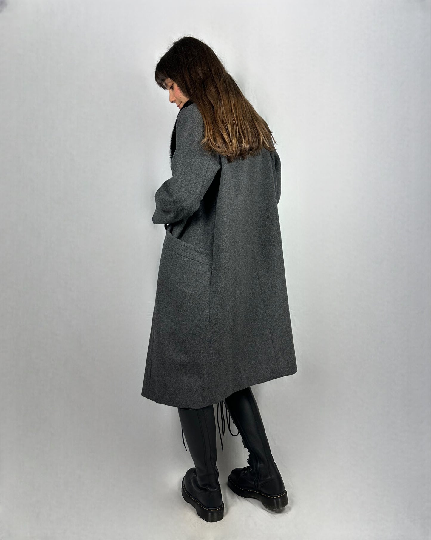Cappotto grigio cenere