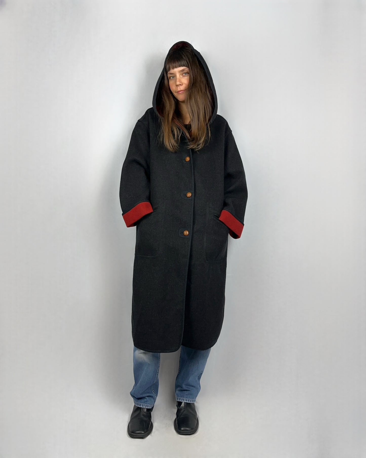 Loden double-face in lana Merino