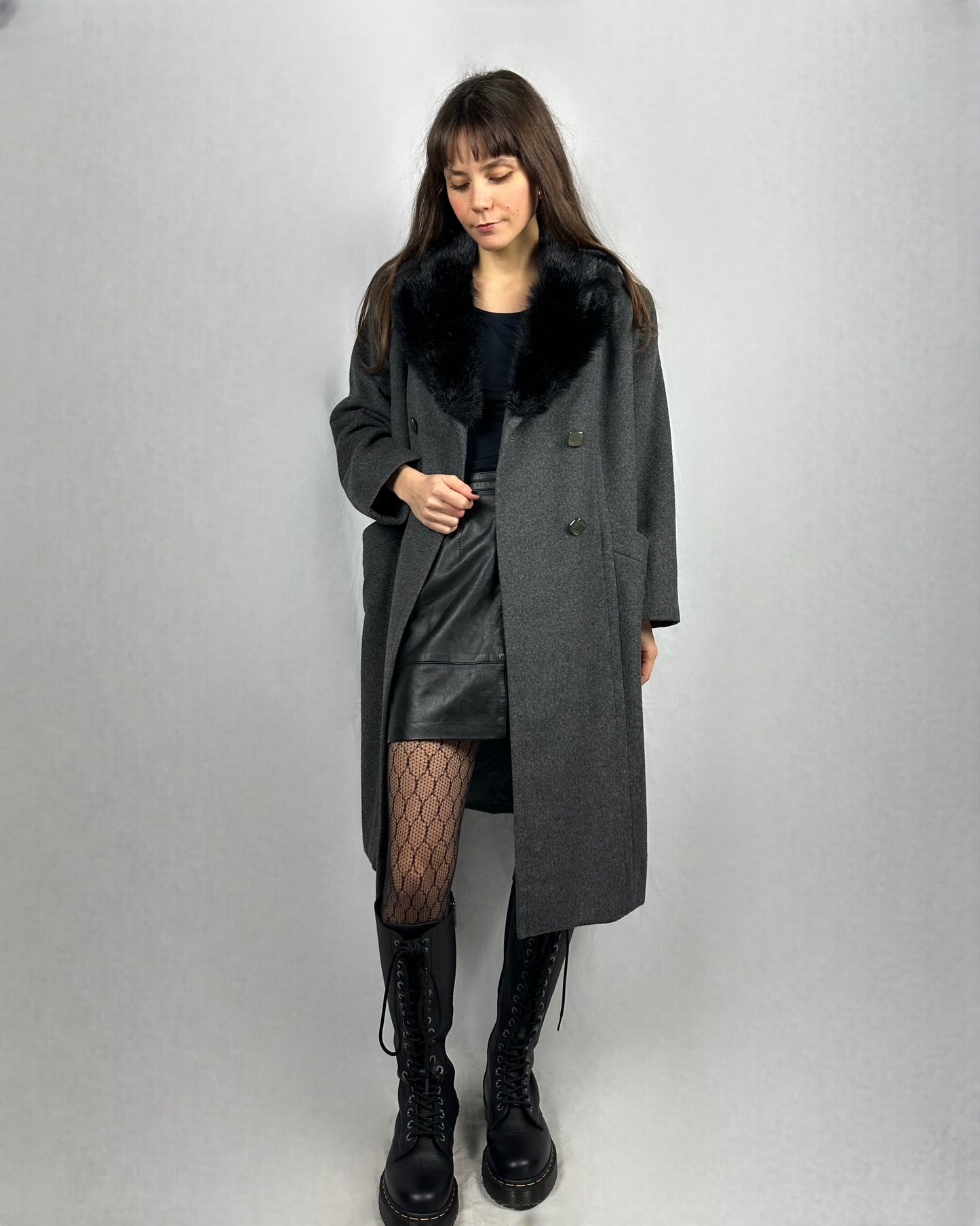 Cappotto grigio cenere