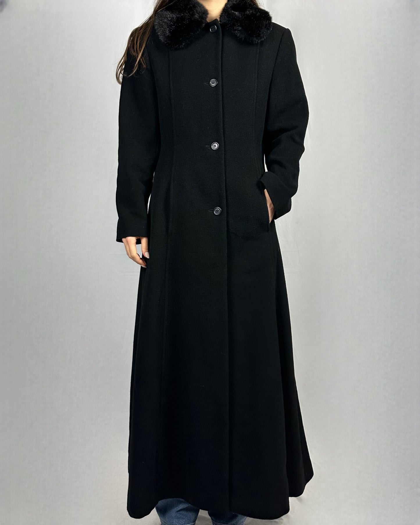 Cappotto in lana lunghissimo
