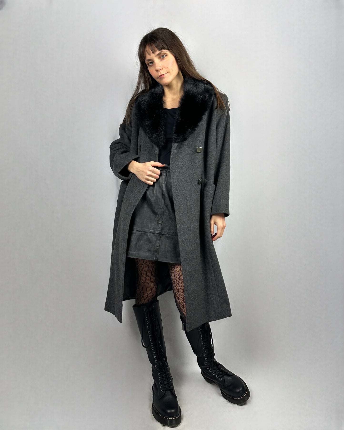 Cappotto grigio cenere