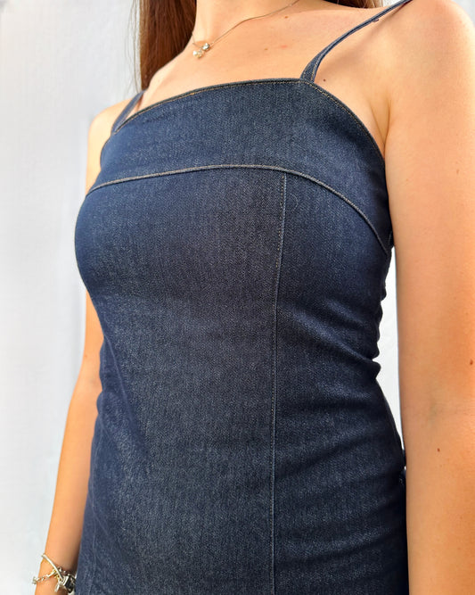 Mini abito denim