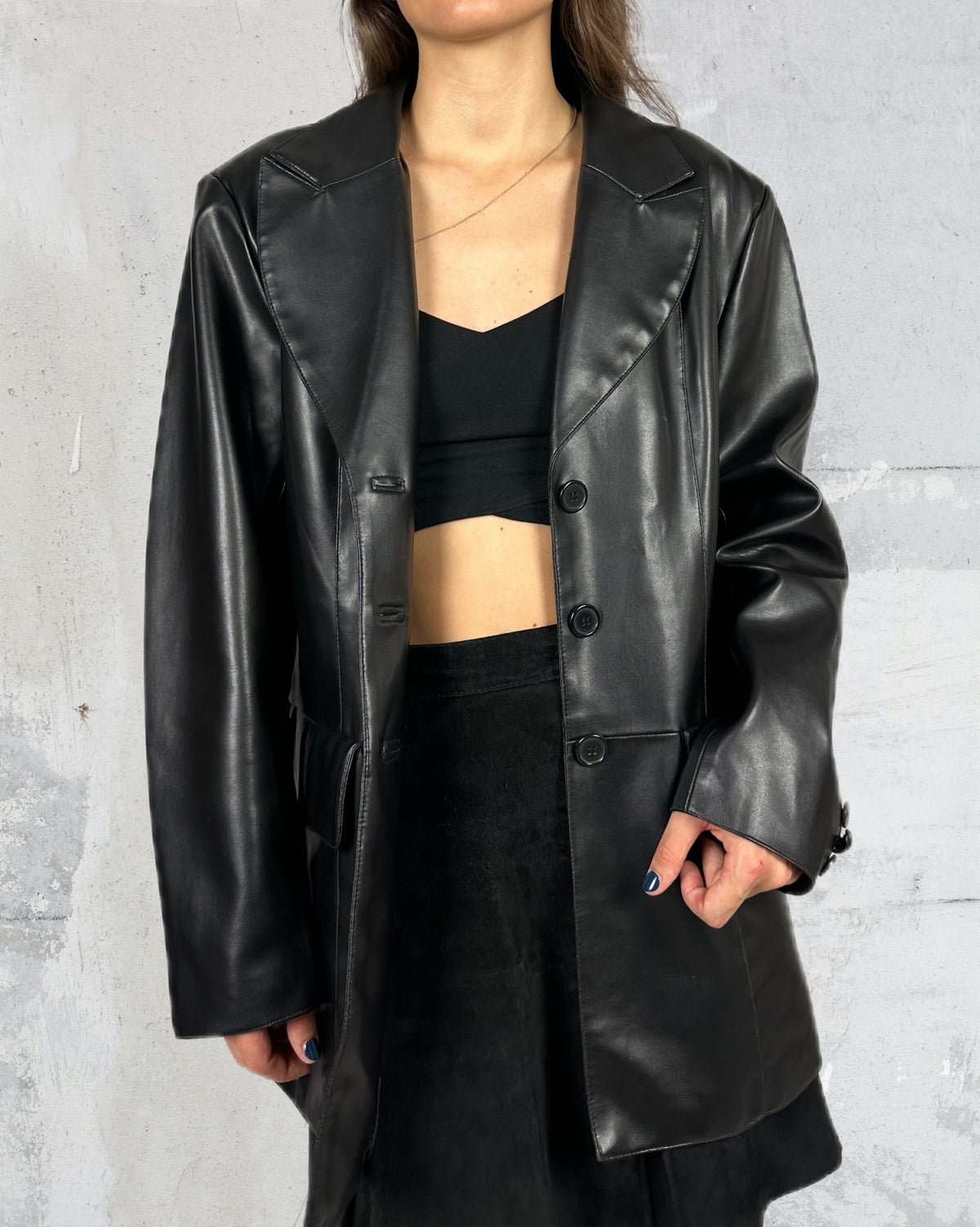 90s Oversized Leather