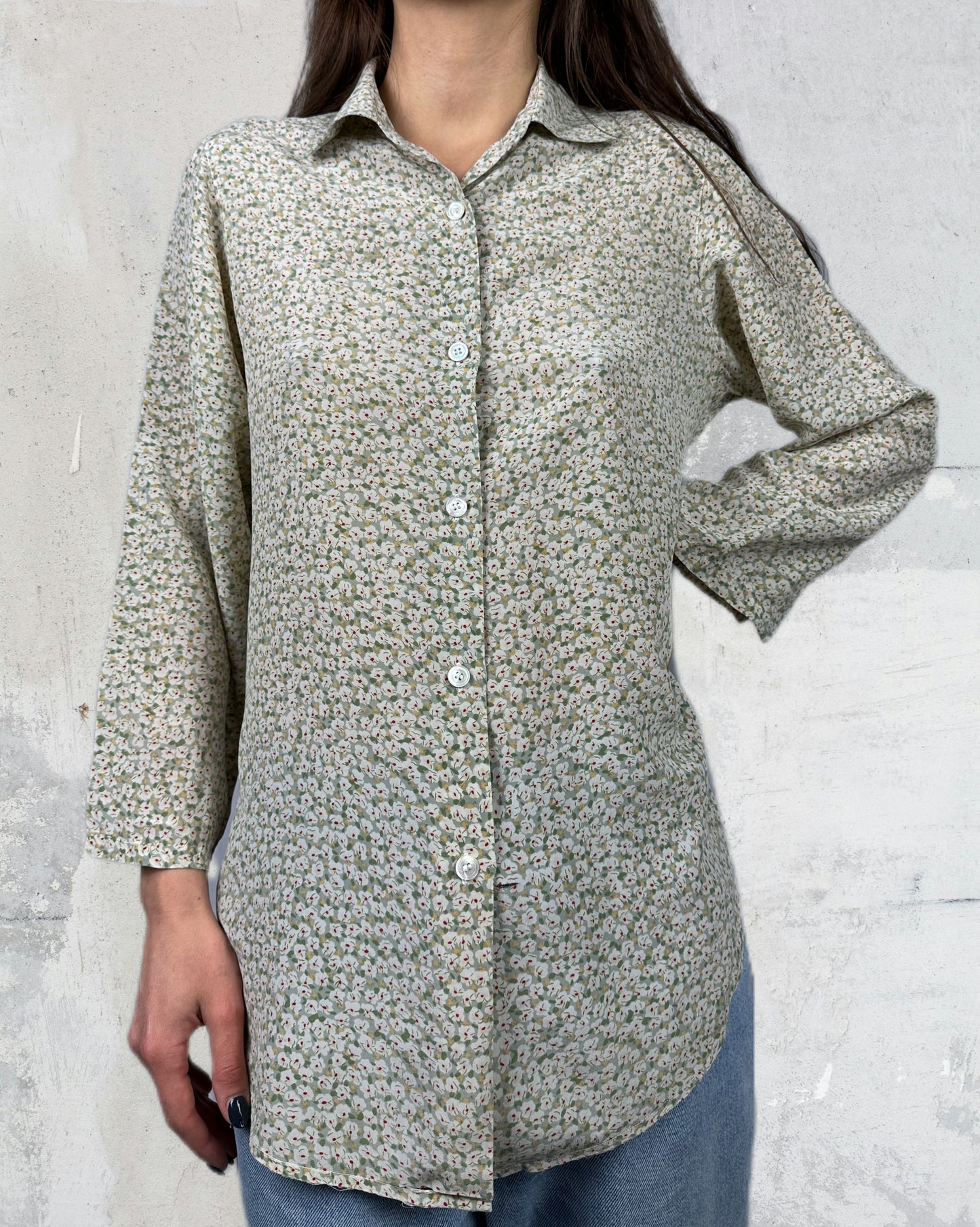 Camicia in pura seta