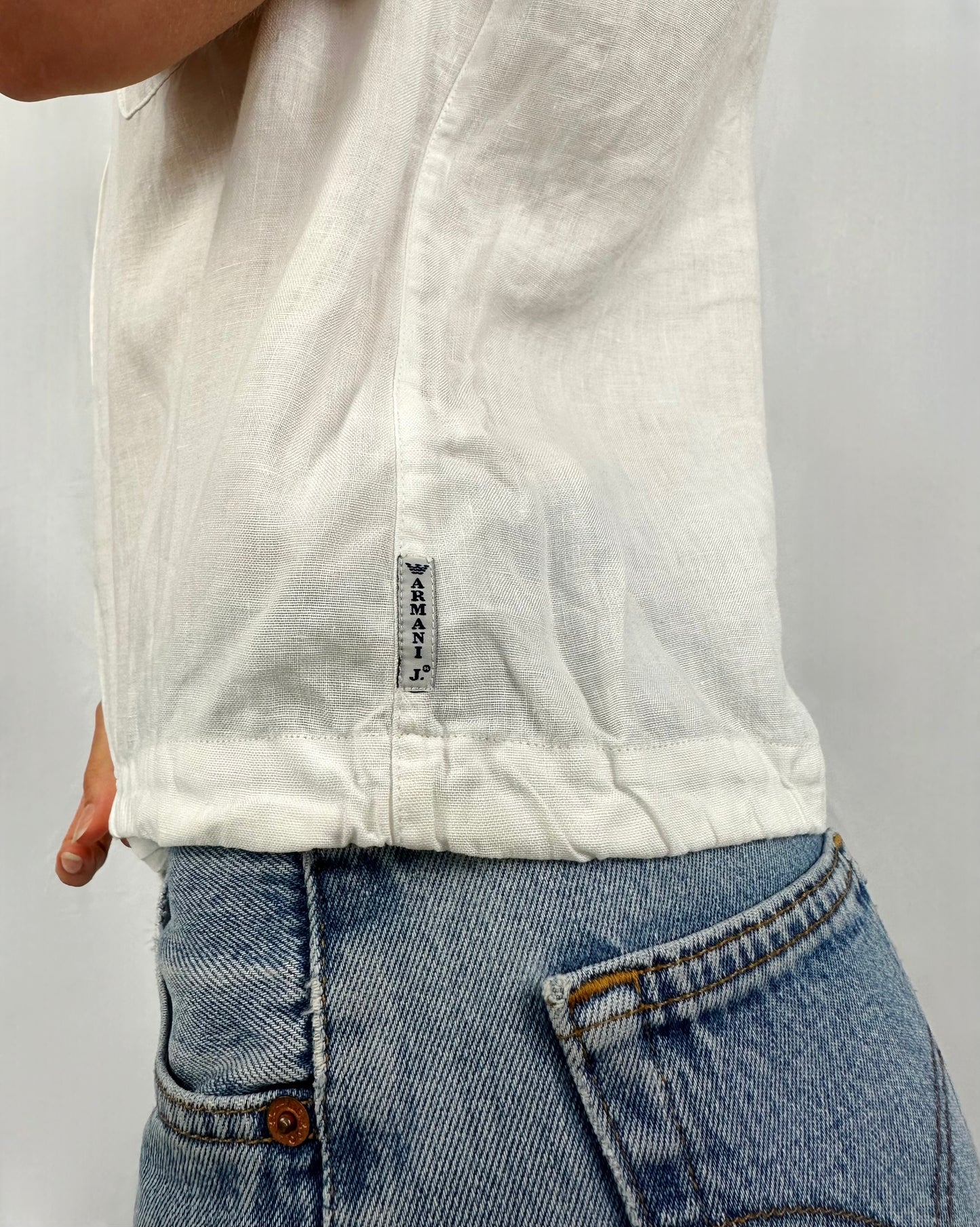 Camicia Armani in puro lino