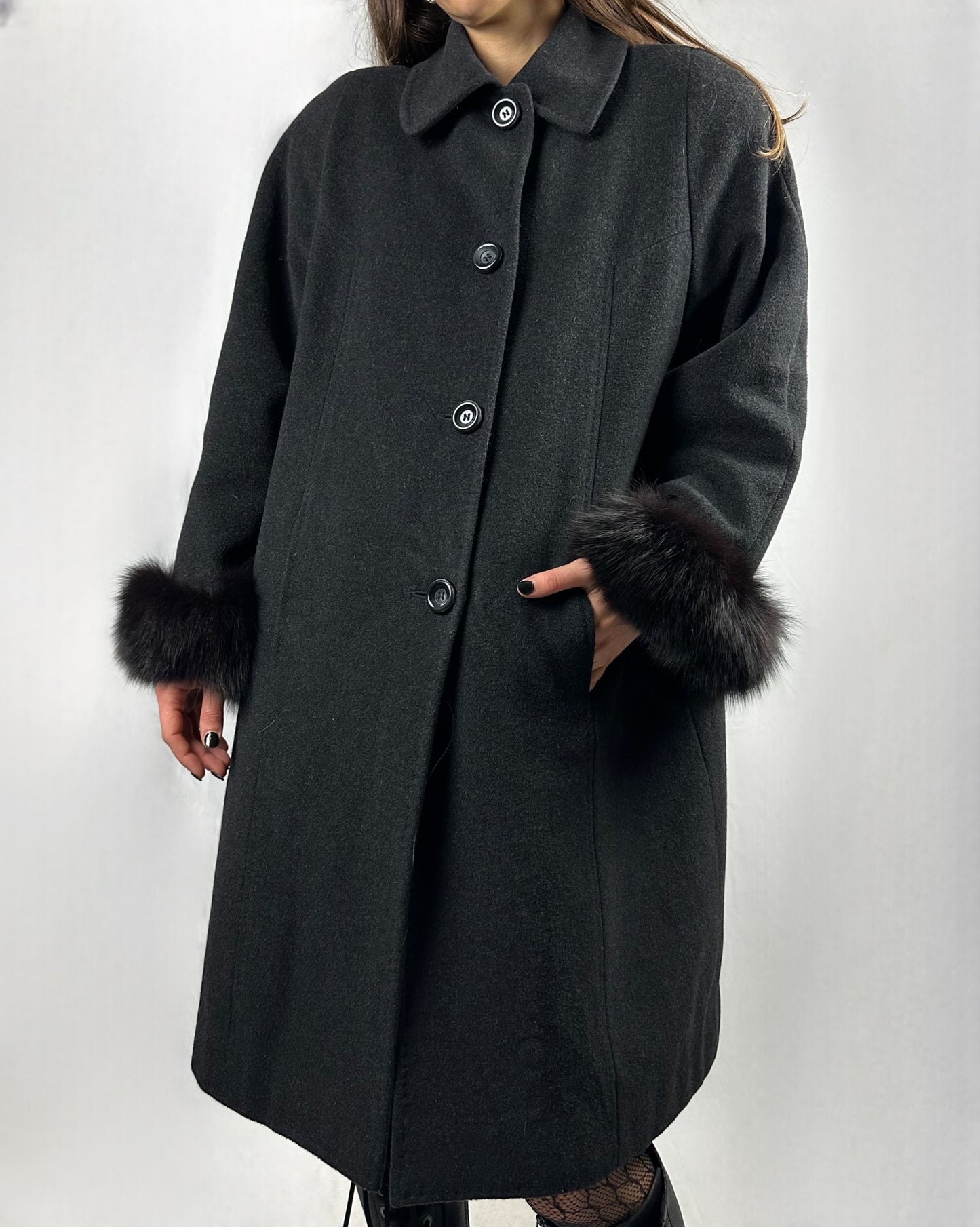 Cappotto in lana super raffinato