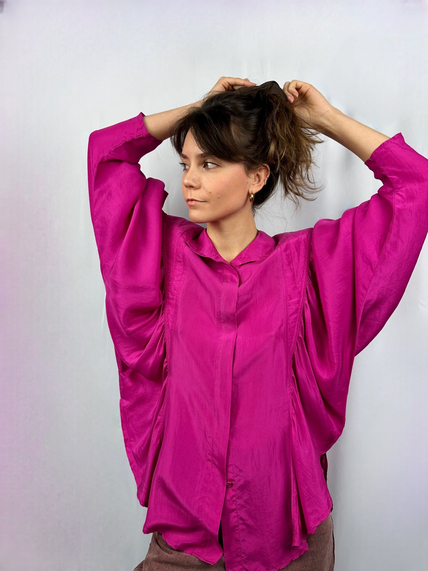 Camicia in pura seta anni '80